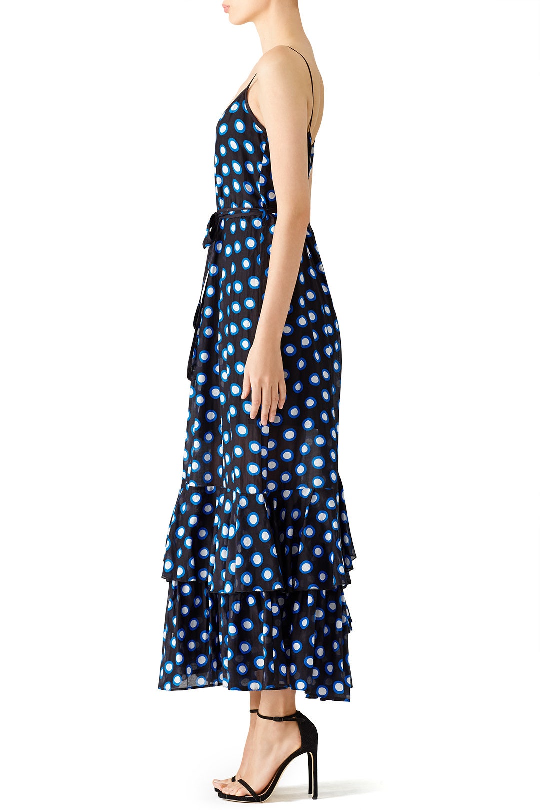 Ruffle Dotted Midi Dress by BOUTIQUE MOSCHINO 2