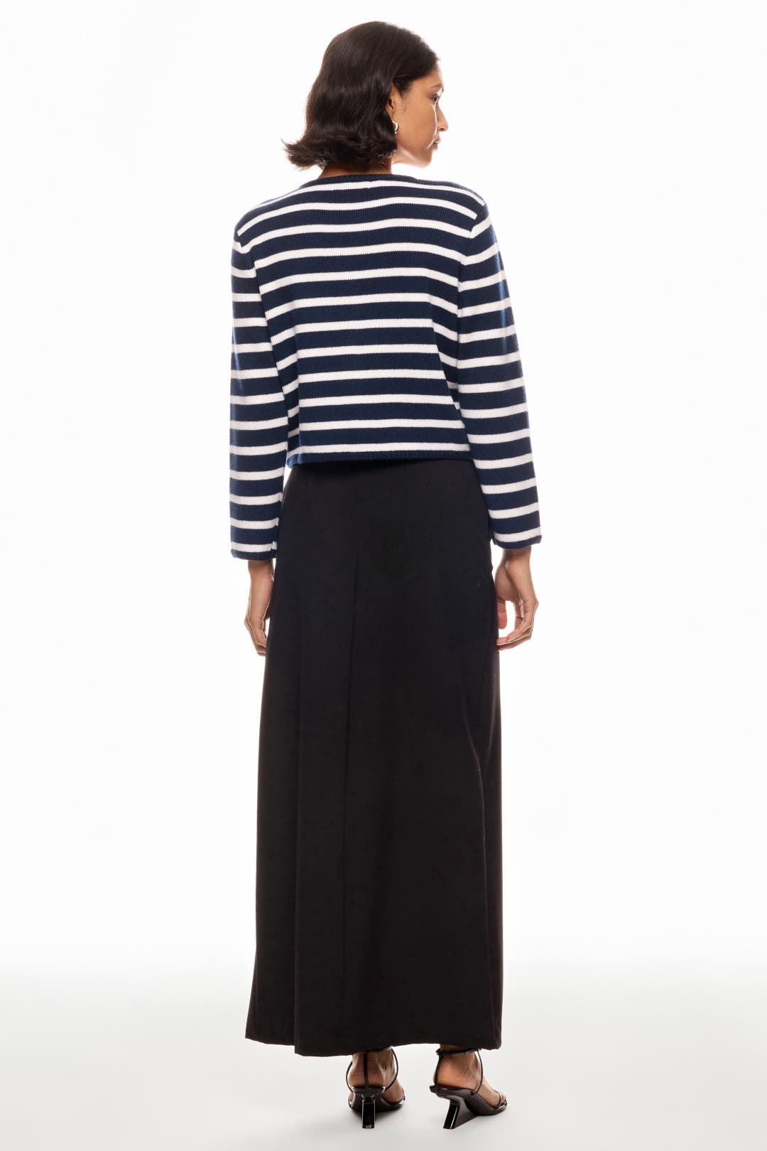 Striped Collarless Cardigan by Derek Lam 10 Crosby x RTR | Rent