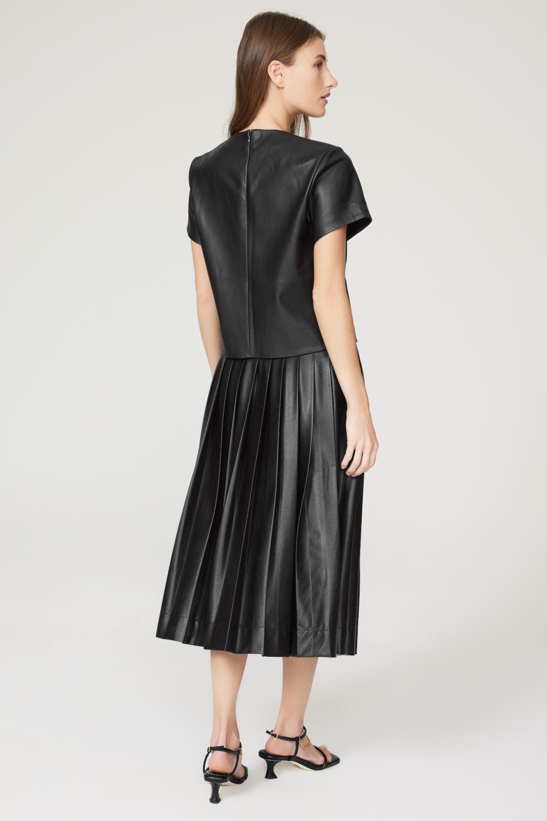 Faux Leather Twist Top by Proenza Schouler White Label | Rent the