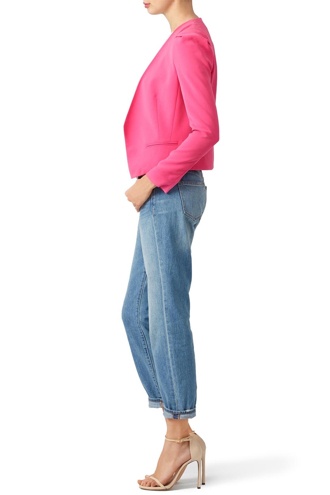 Fuchsia Refine Suit Jacket by Rebecca Taylor NYC 1