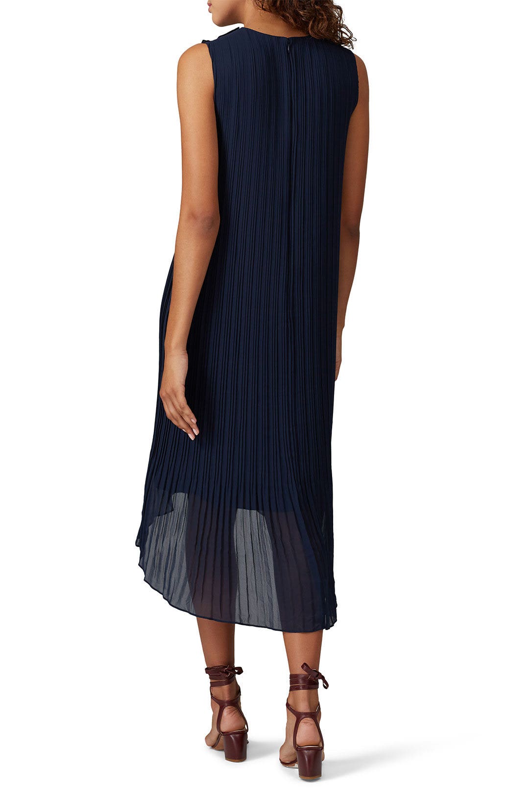 Pleated High Low Dress by Club Monaco 2