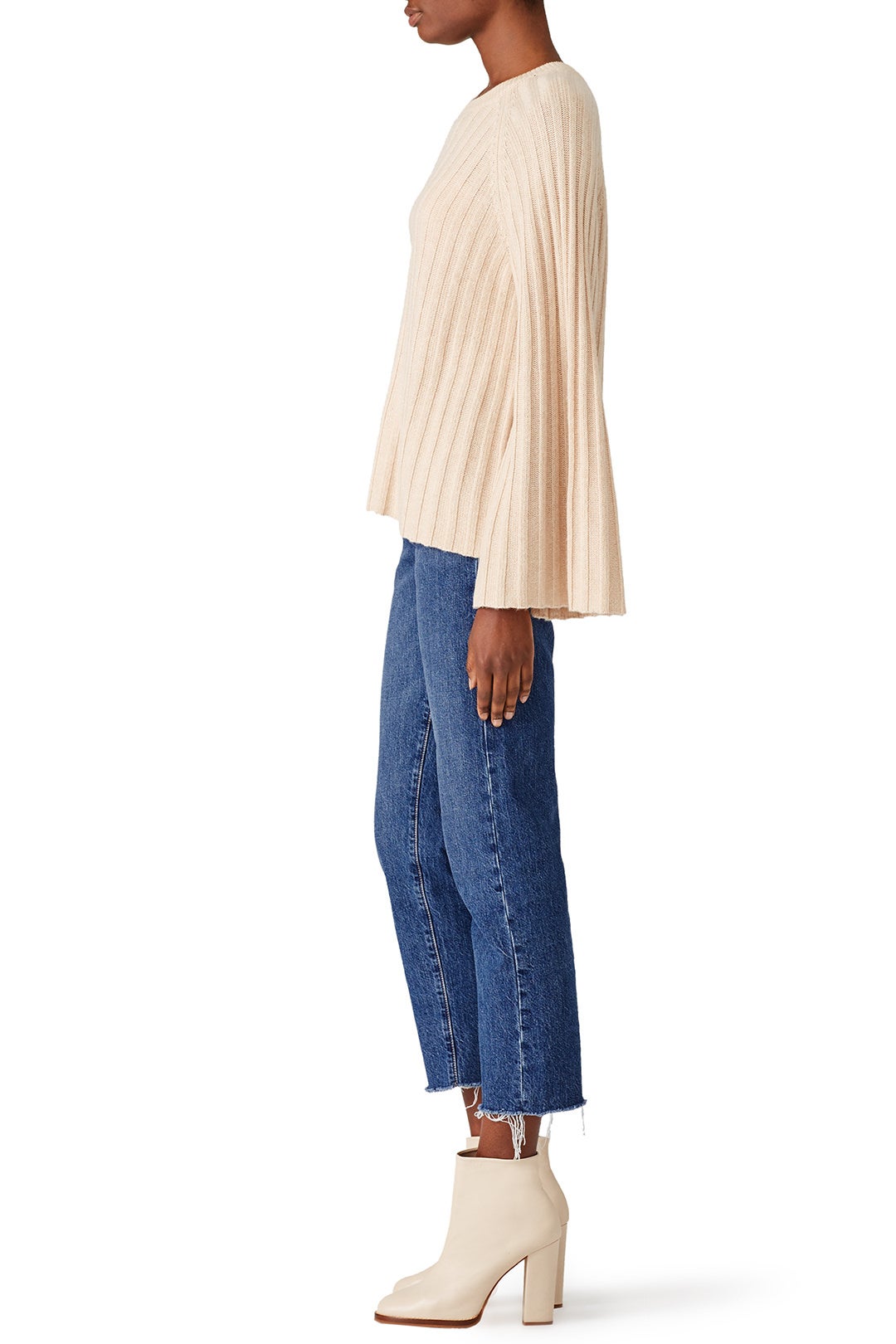 Camel Flounce Sweater by Elizabeth and James 2