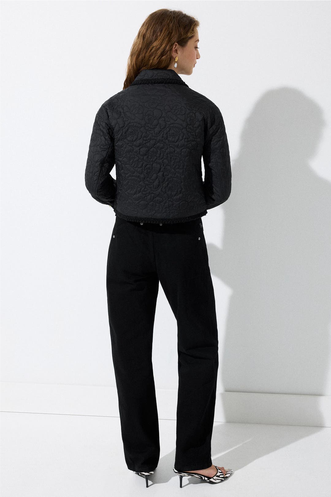 Hybrid Tweed Moto Jacket With Leather Details by 3.1 Phillip Lim