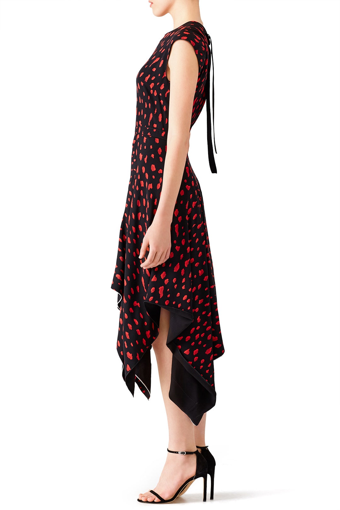 Red Leopard Georgette Dress by Proenza Schouler 2