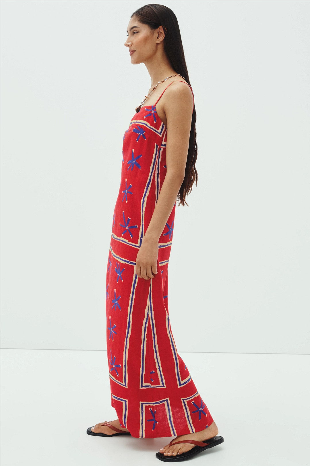 Laura Linen Maxi Dress by Staud 1
