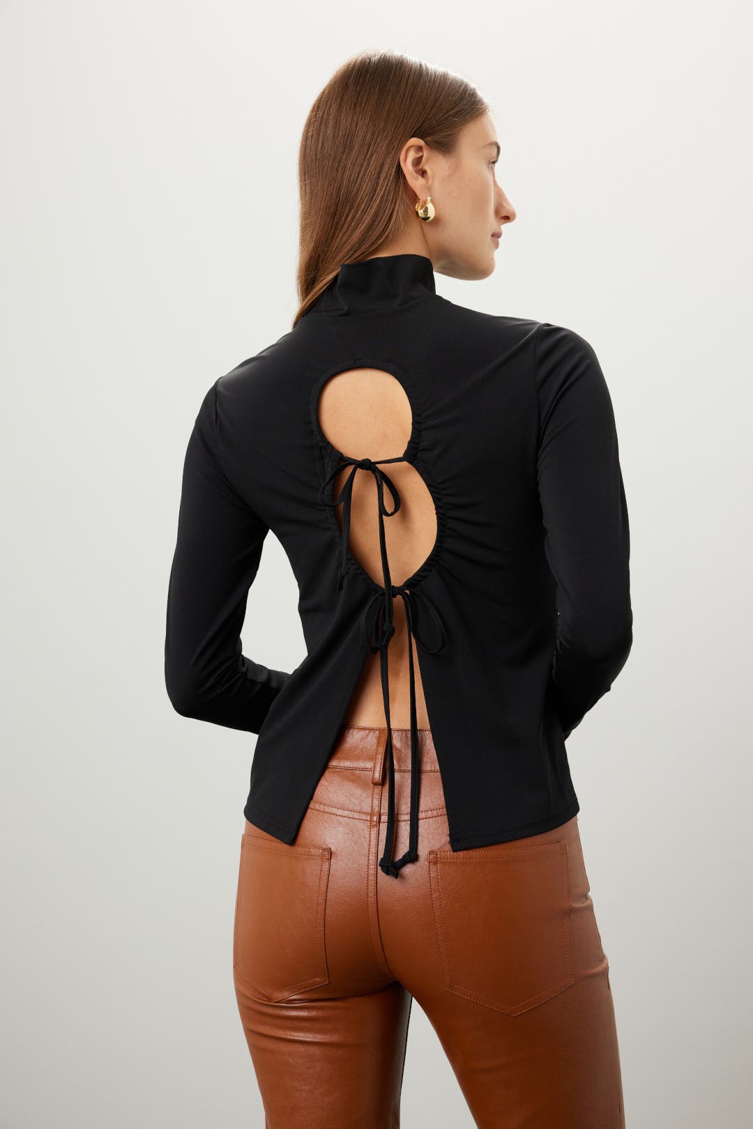 Tie Back Turtleneck Top by Thakoon x RTR | Rent the Runway
