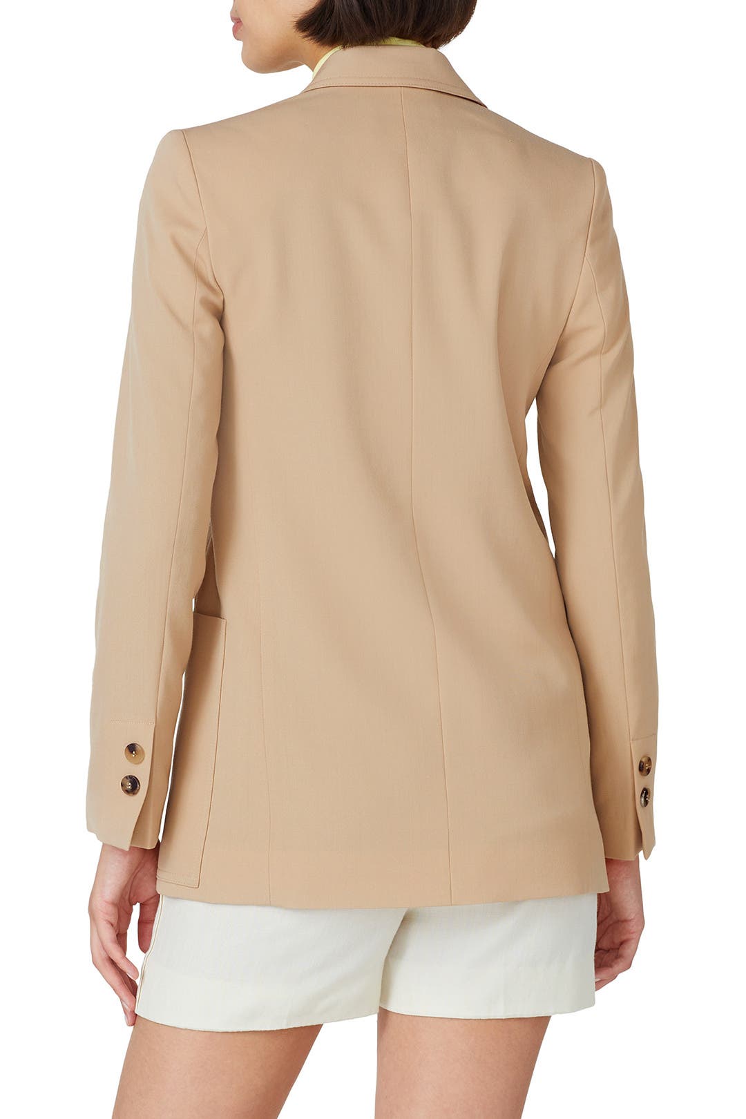 Beige Oversized Blazer by Victoria Victoria Beckham | Rent