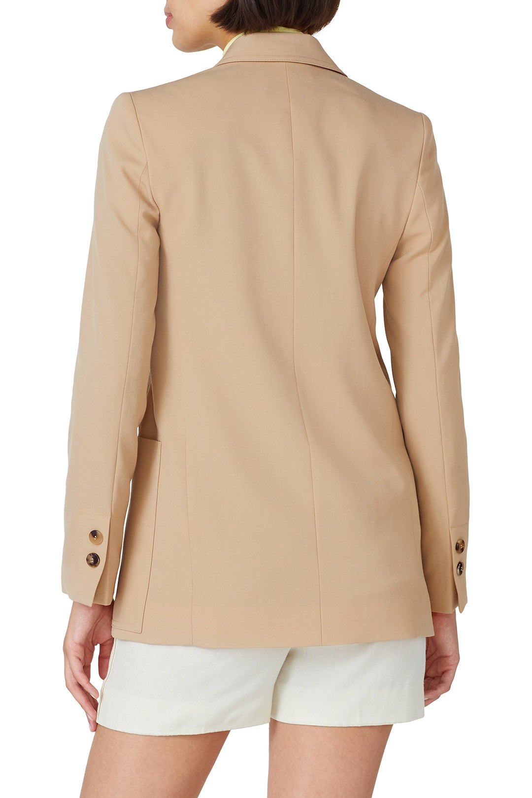 Beige Oversized Blazer by Victoria Victoria Beckham 2