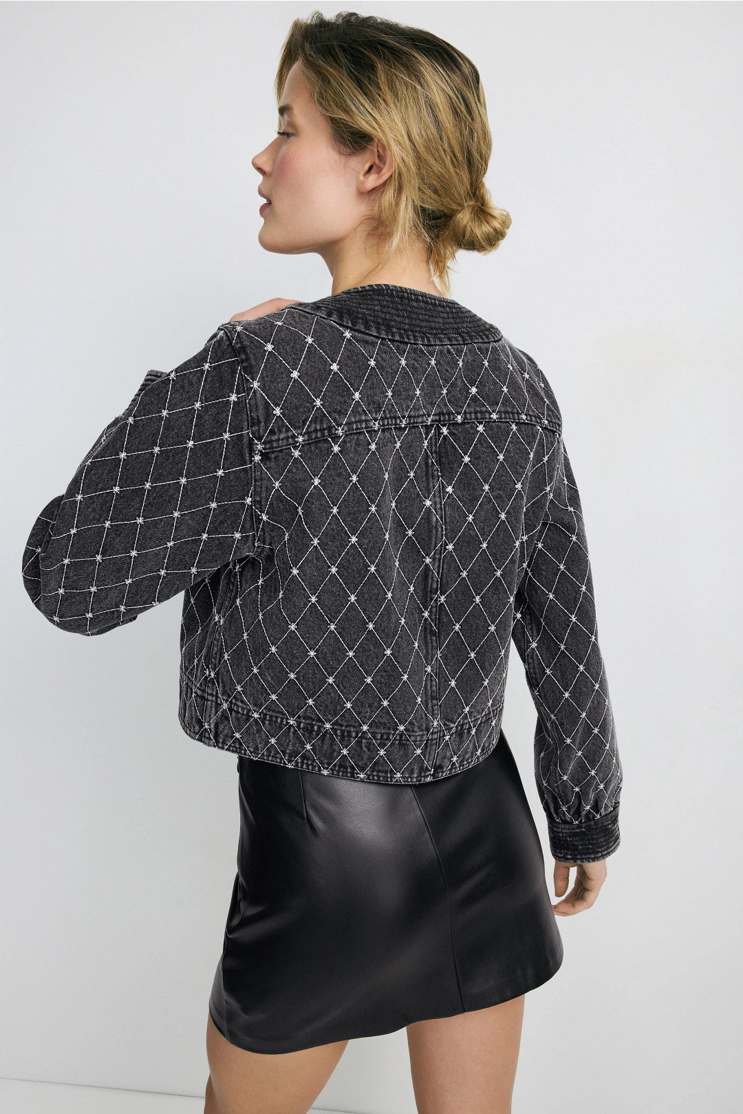 Diamond Stitch Jacket by LE JEAN 2