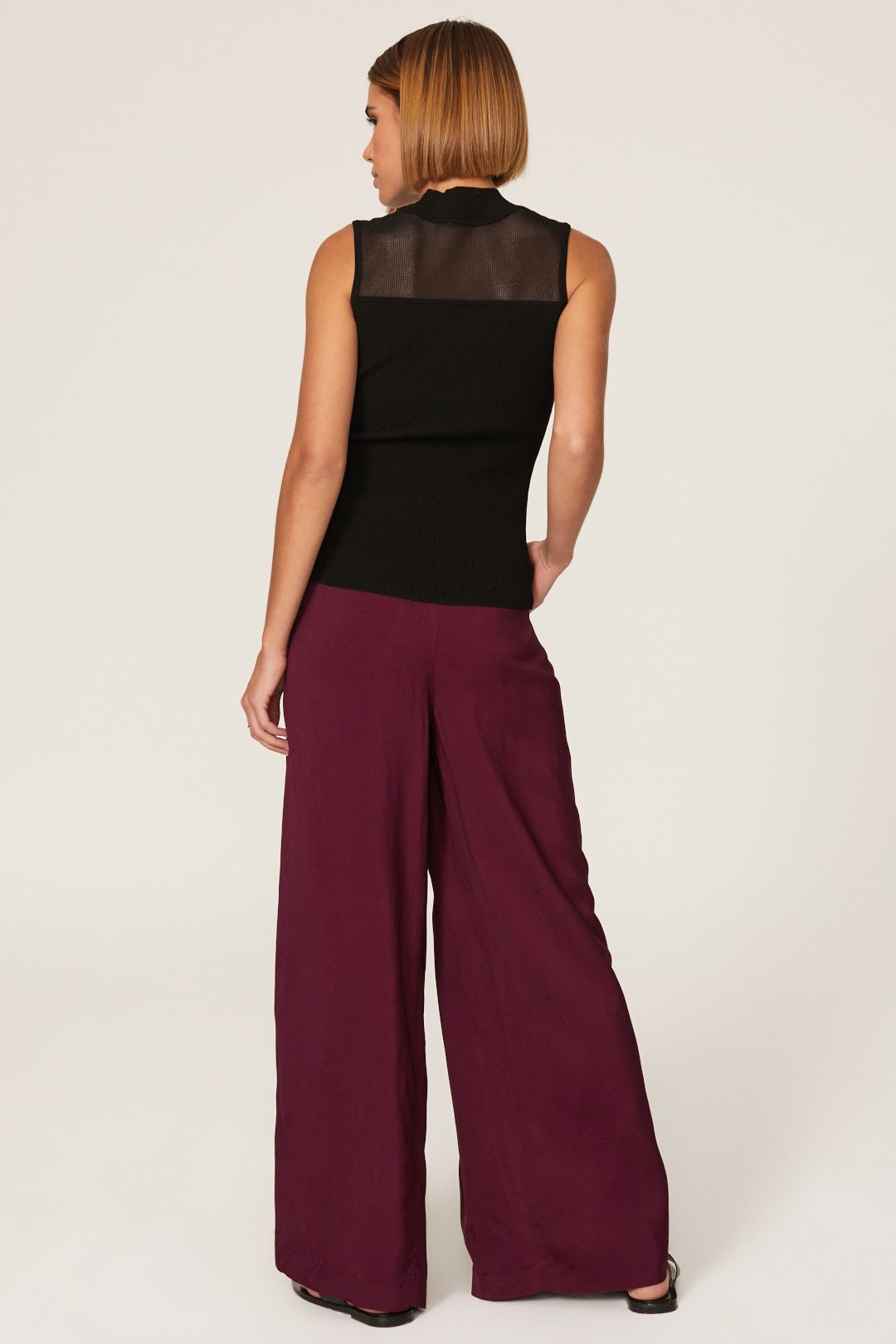 Sheer Yoke Top by Milly 2