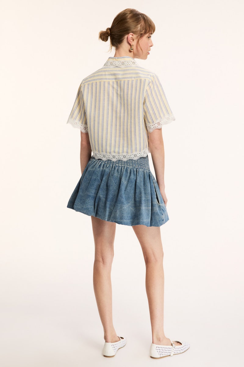 Roselle Striped Button Up by Sandro - Photo 2