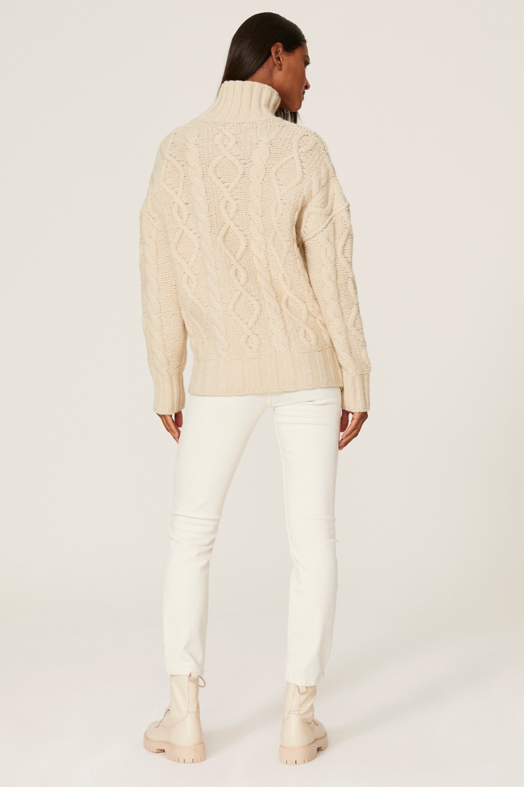 Sahel Cable Knit Turtleneck Sweater by Vanessa Bruno 2