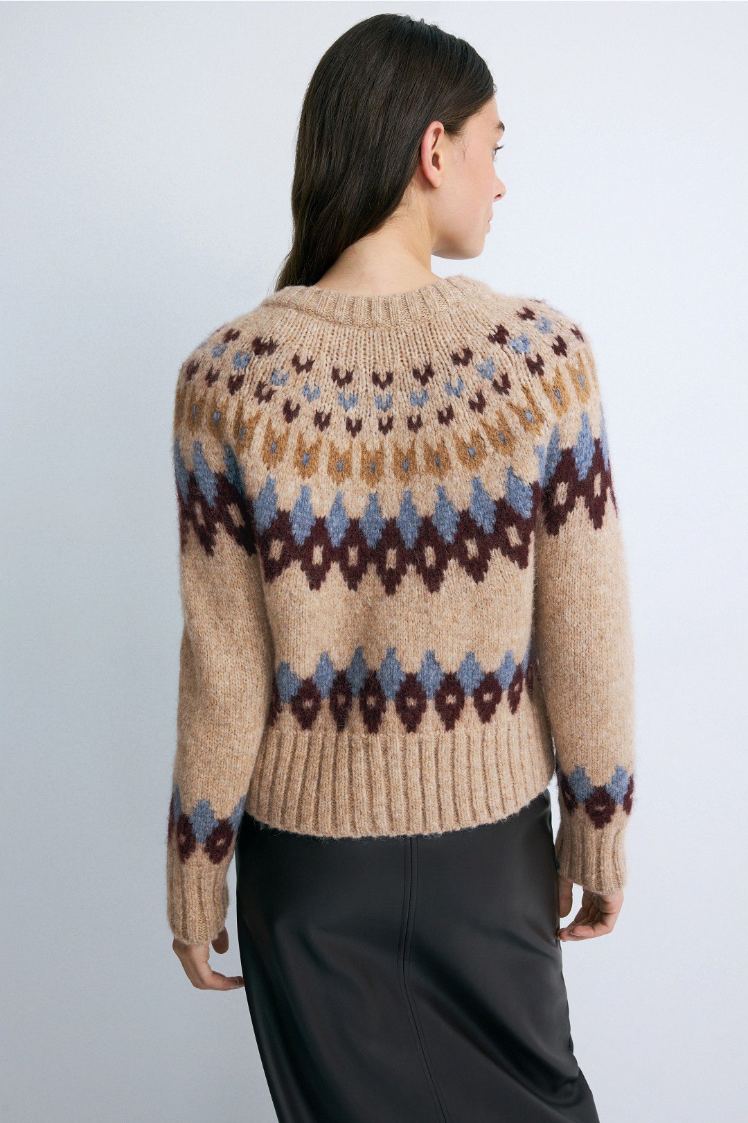 Christina Fairisle Cardigan by Veronica Beard 2