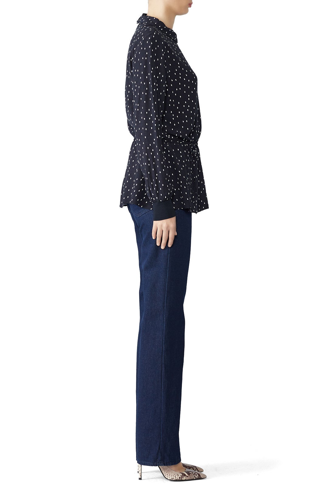 Cassandra Dot Blouse by Just Female 2