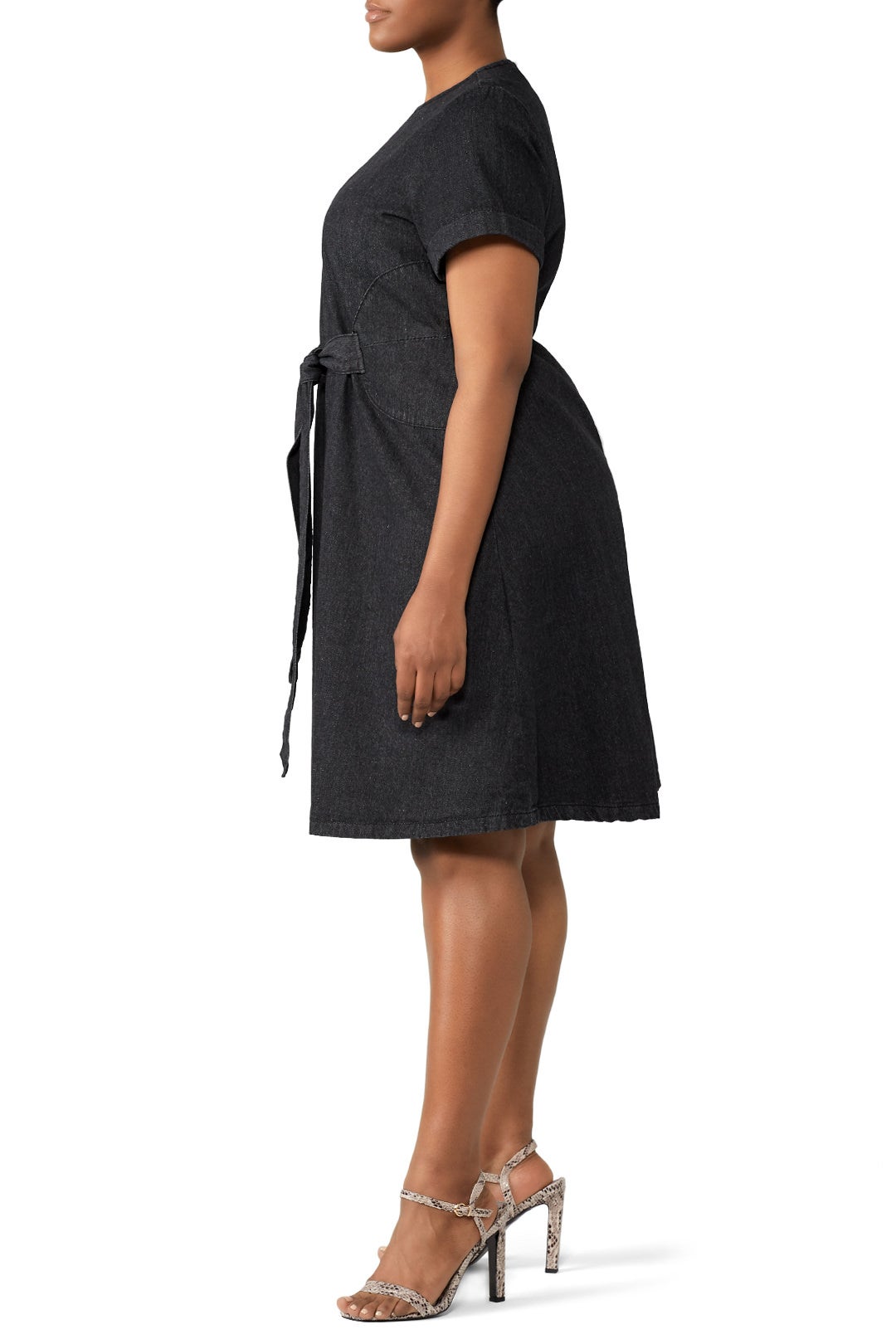 Denim Flare Dress by LOST INK 2