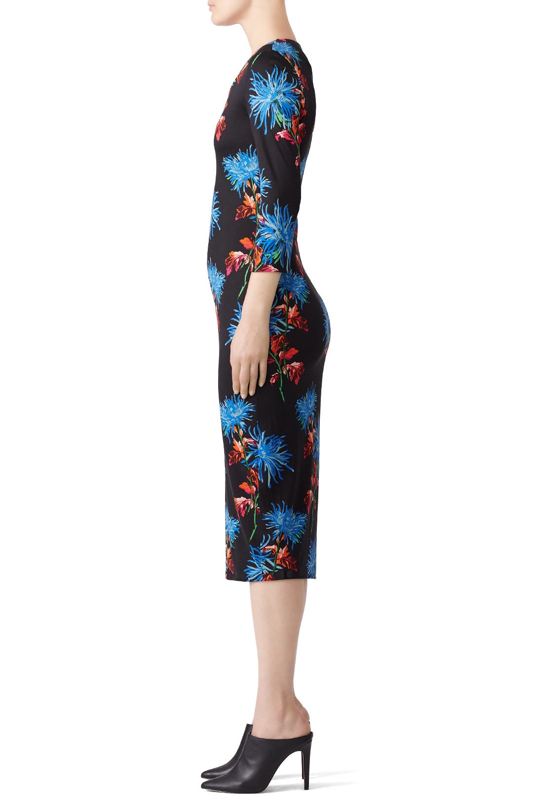 Hewes Black Saihana Dress by Diane von Furstenberg 1