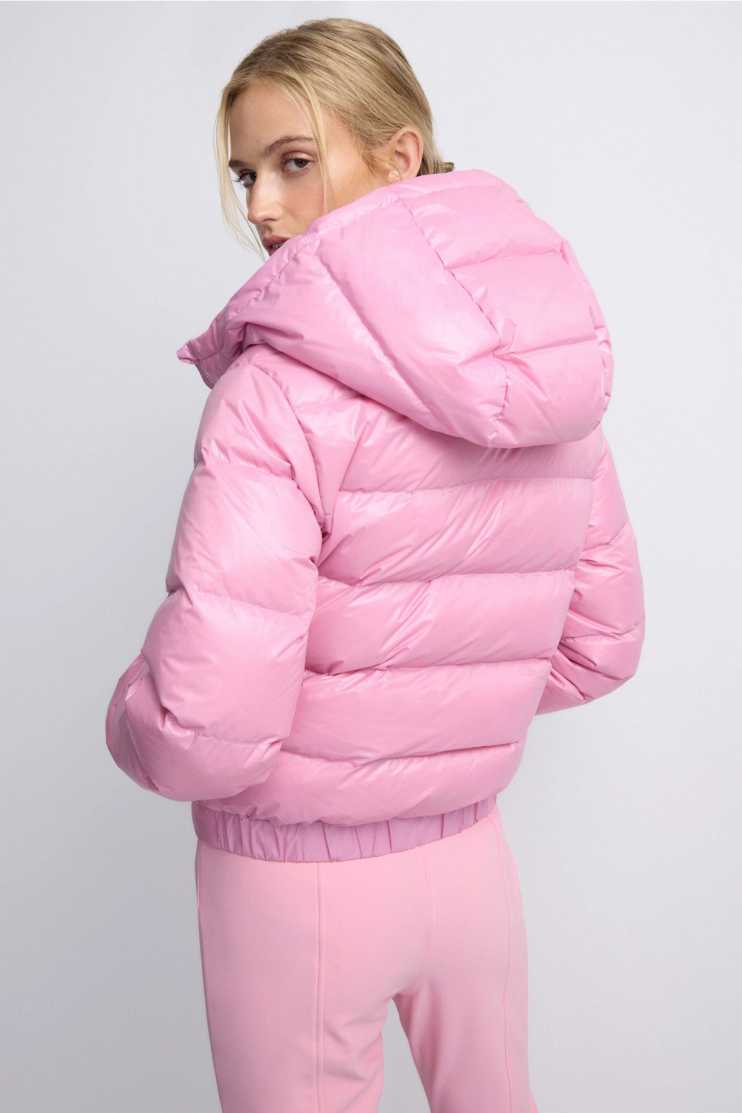 Pink Polar Flare Ski Jacket III by Perfect Moment 2
