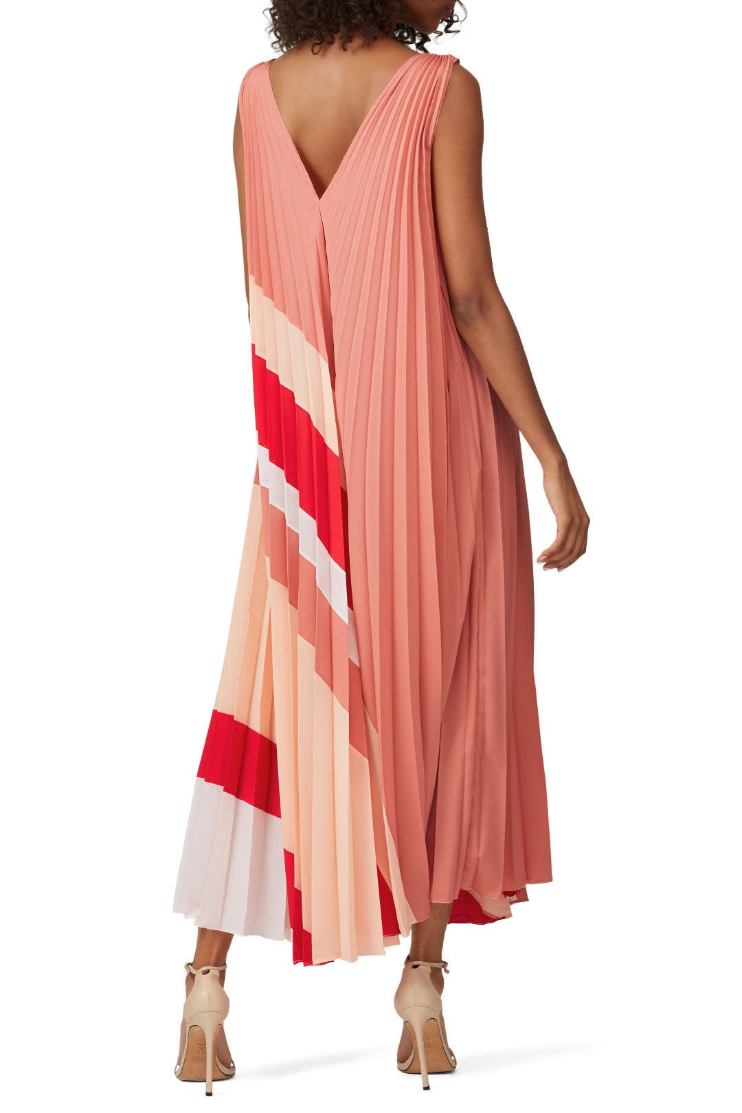 Pleated Printed Dress by Tome 2