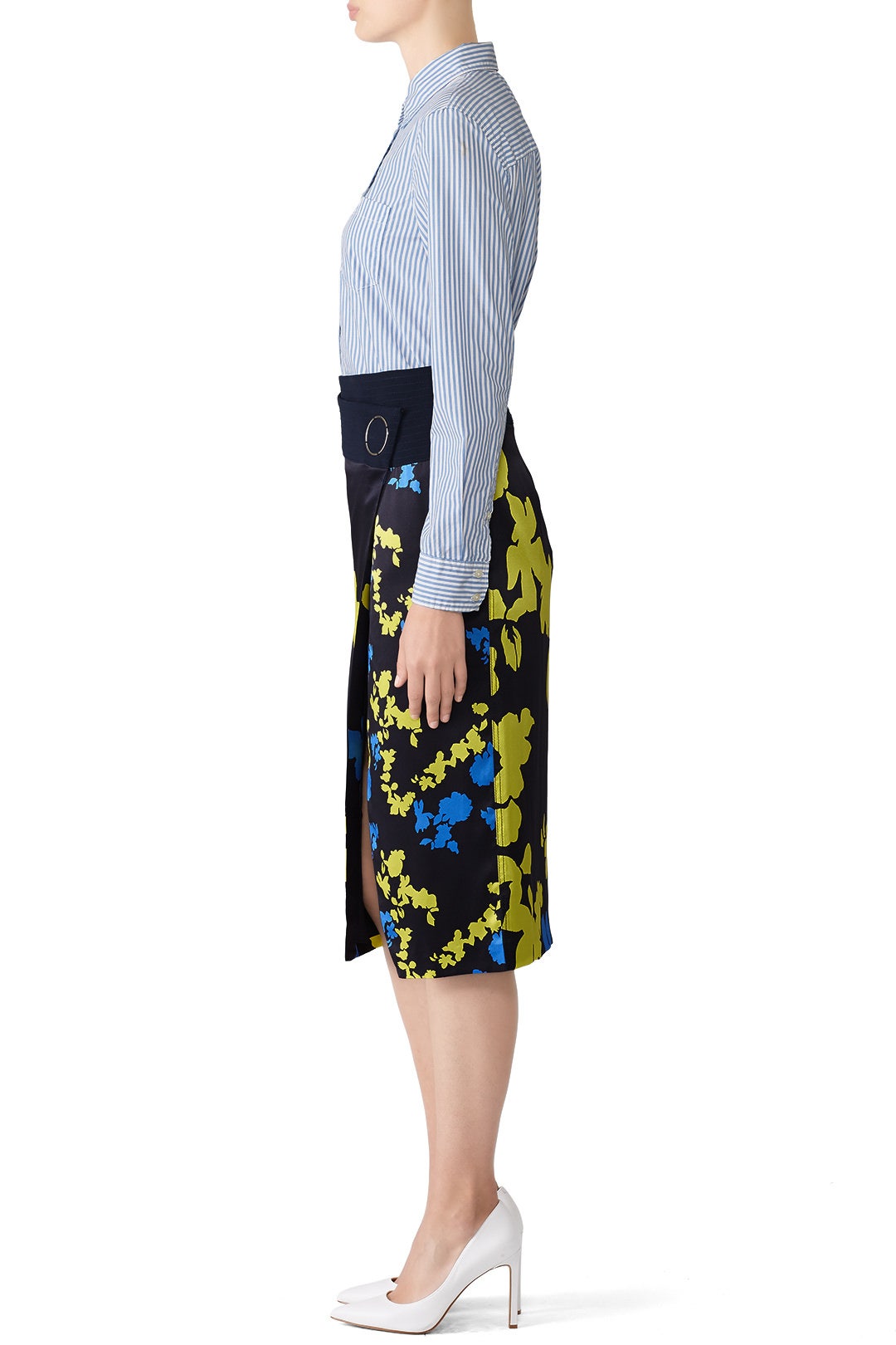 Camo Floral Samra Skirt by Tanya Taylor 2