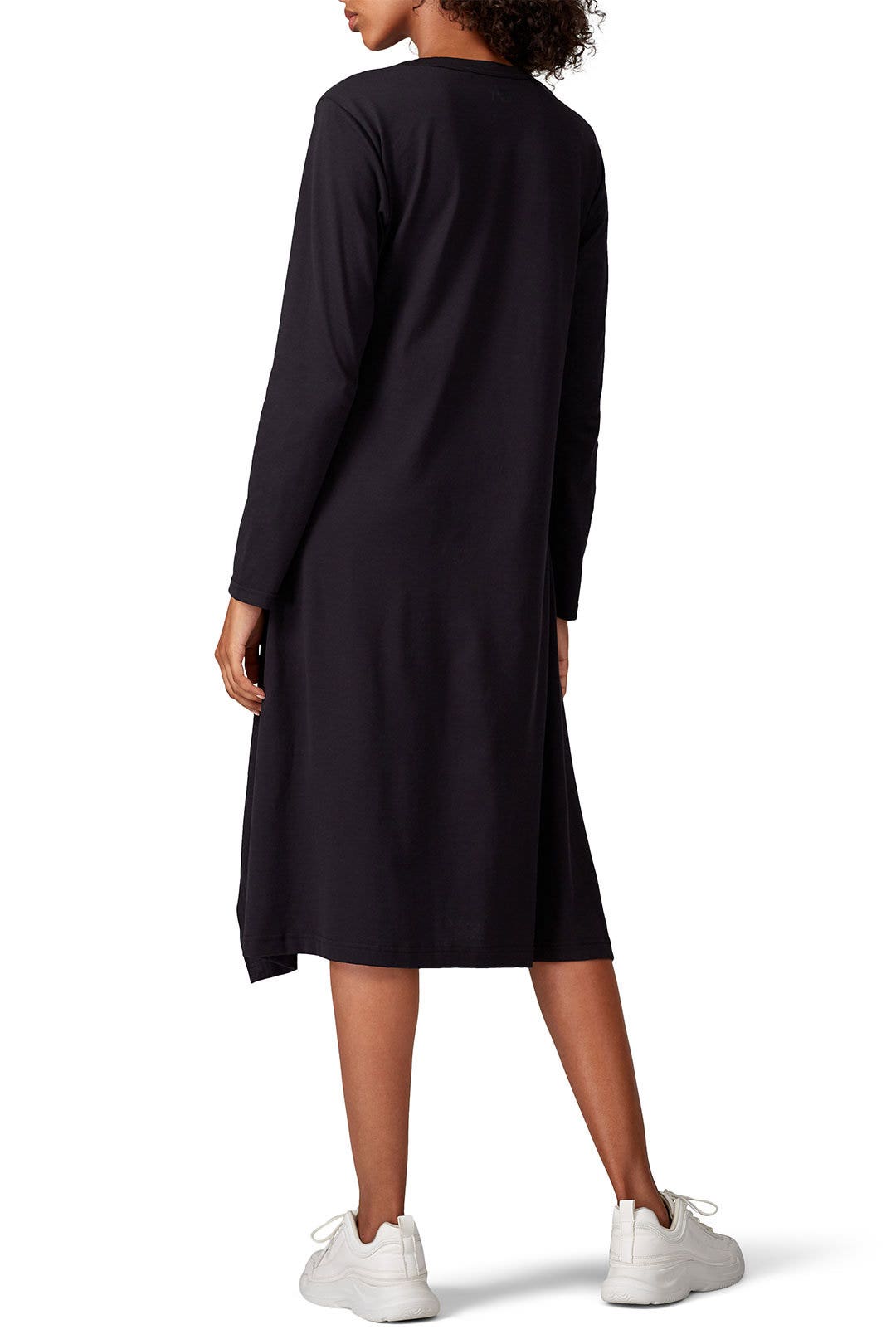 Black Side Stripe Midi Dress by Y-3 2