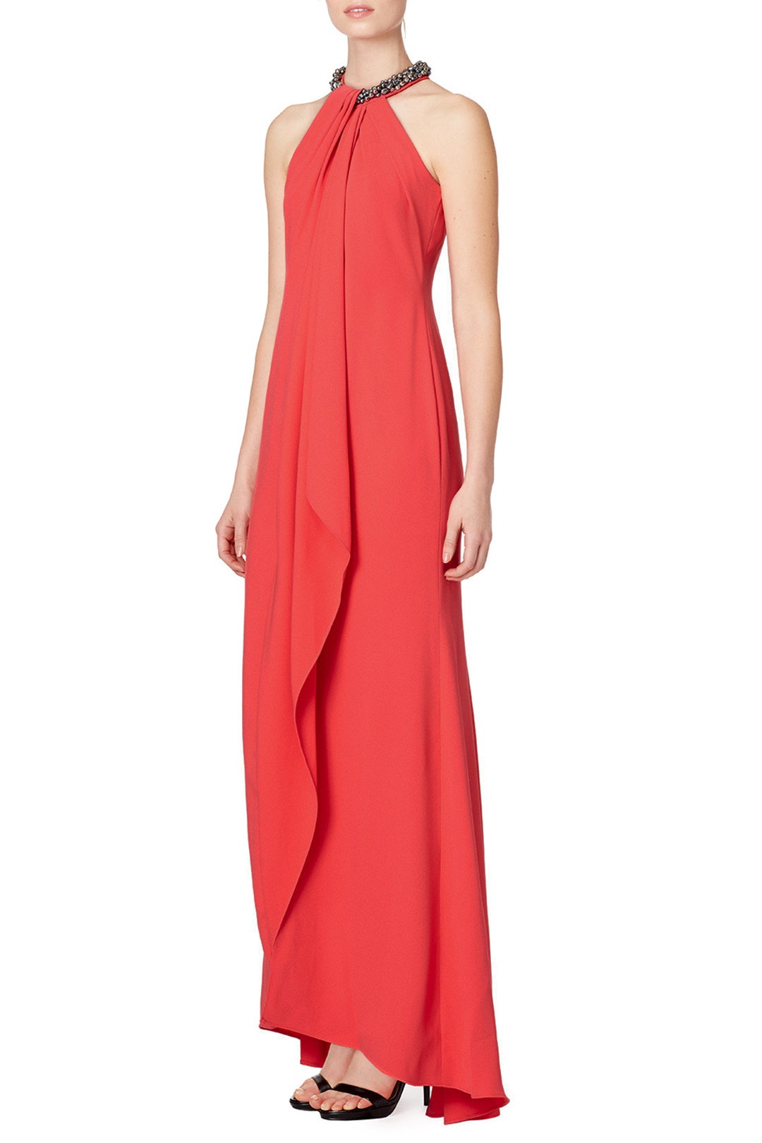 Coral Ella Gown by Carmen Marc Valvo 1
