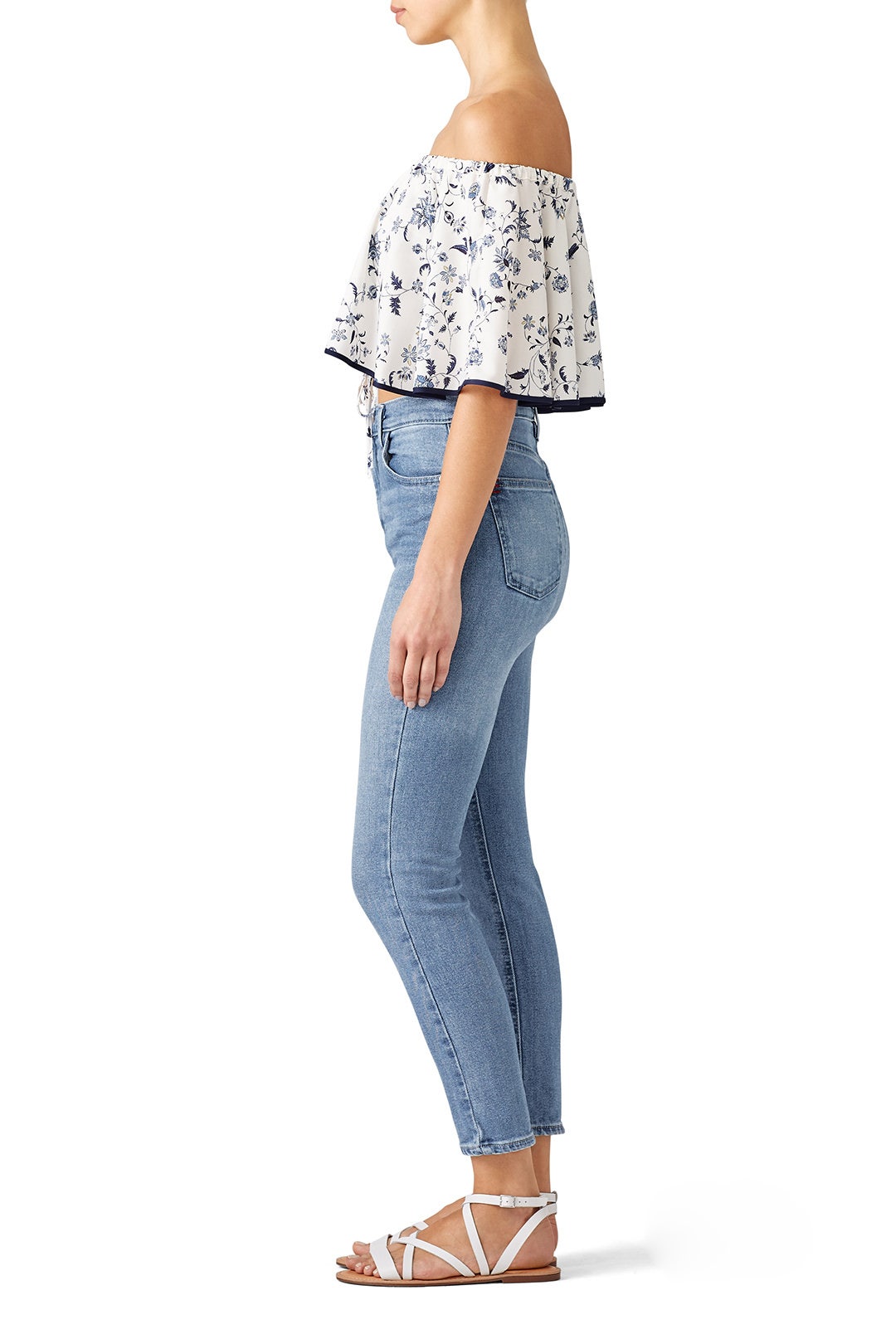 Emma Floral Crop Top by Greylin 1