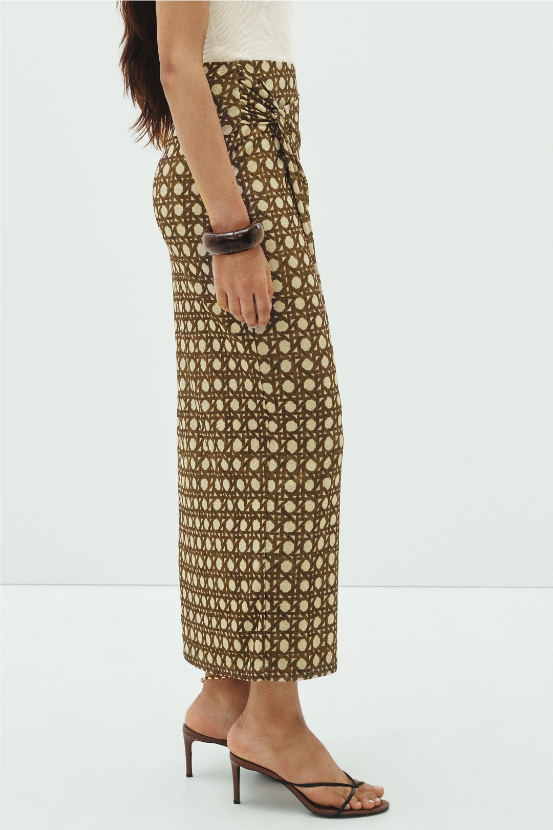 Nesse Sarong Style Skirt by Nanushka 1