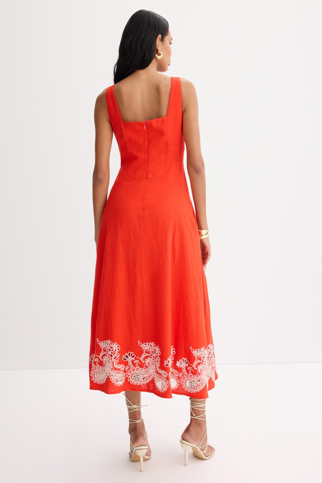Square Neck Embroidery Detail Dress by Ted Baker London 2