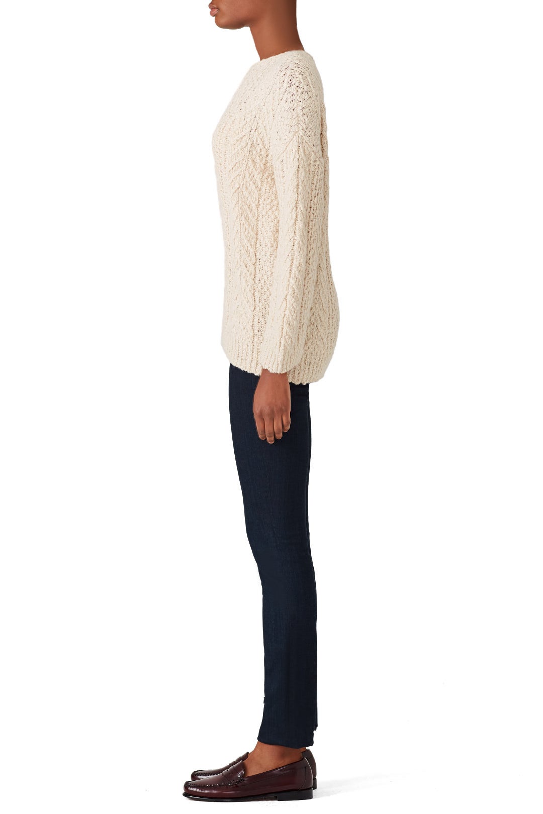 Cream Cable Sweater by VINCE. 1
