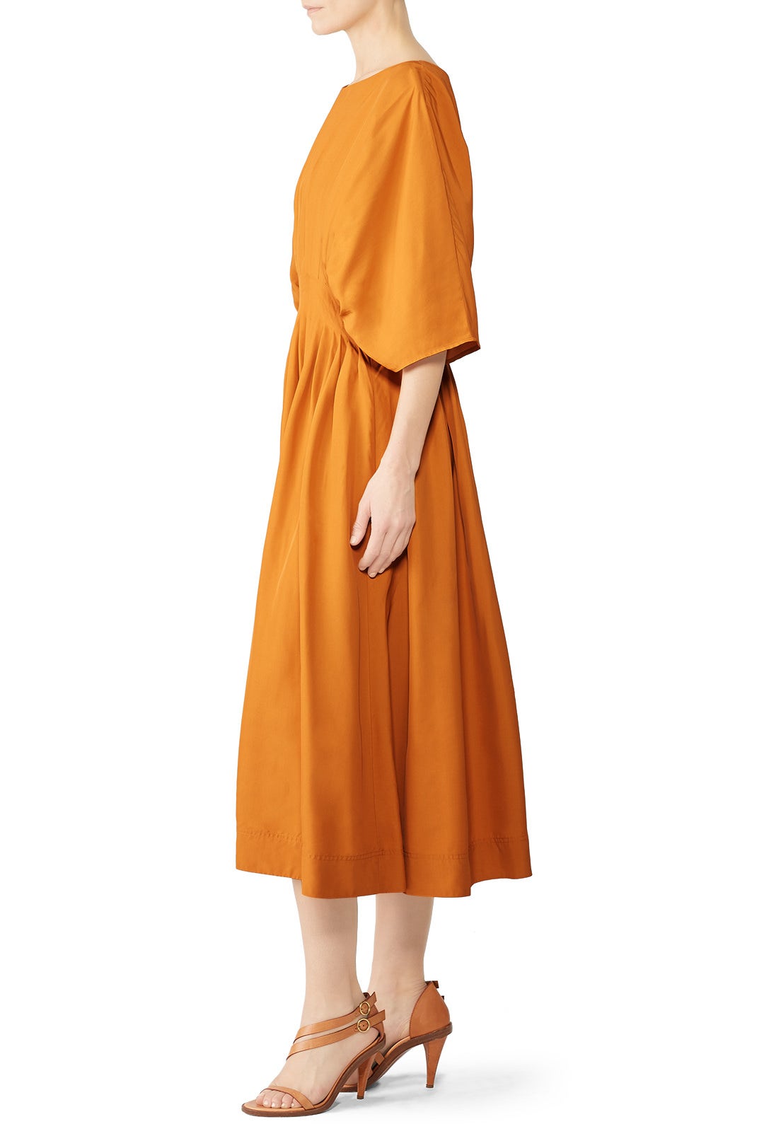Amber Pleated Midi Dress by Co 2