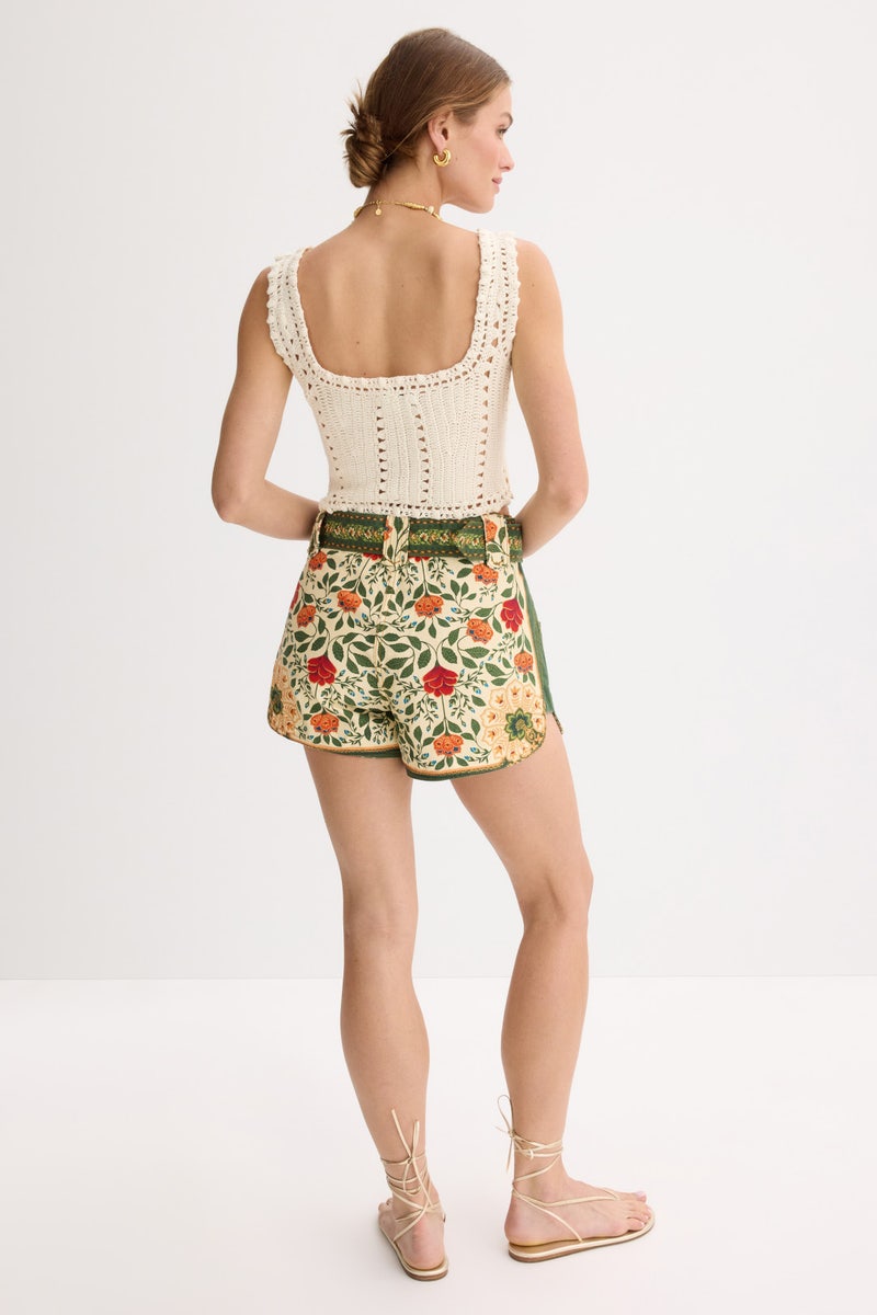 Sand Garden Tapestry Shorts by FARM Rio - Photo 2