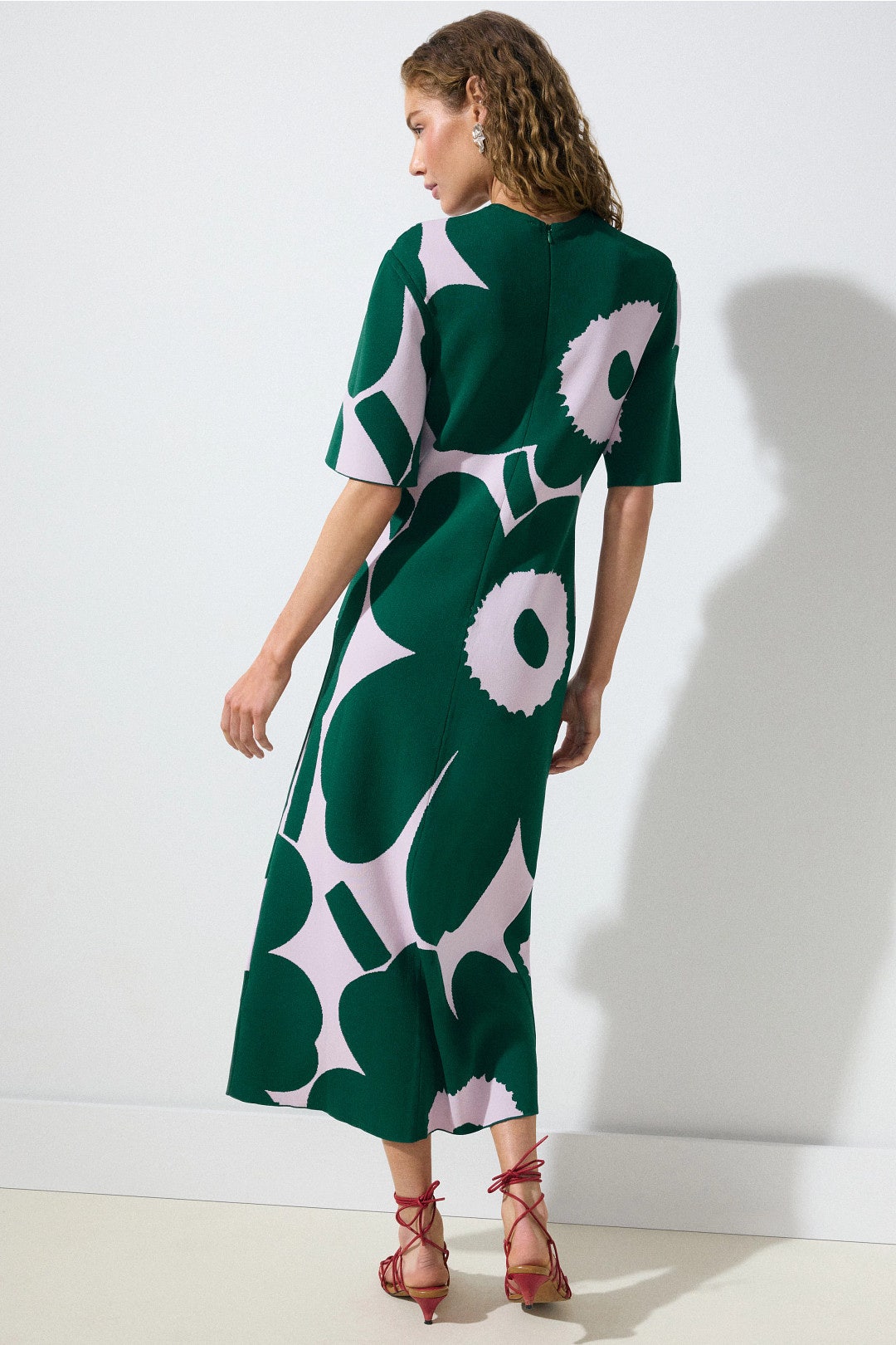 Bloom Short Sleeve Midi Dress