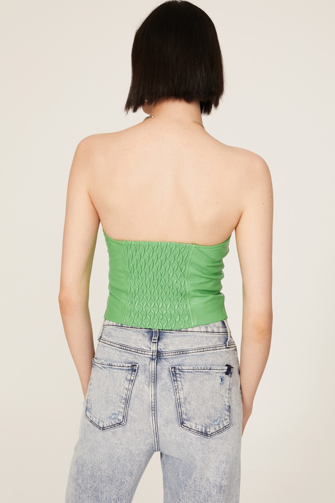 Joelle Leather Top by retrofête 2