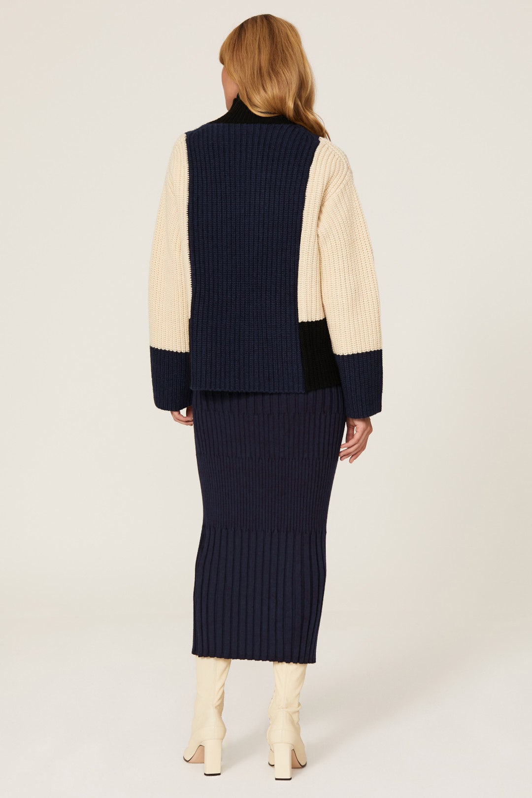 Colorblock Half Zip Sweater by Victor Alfaro x RTR 2