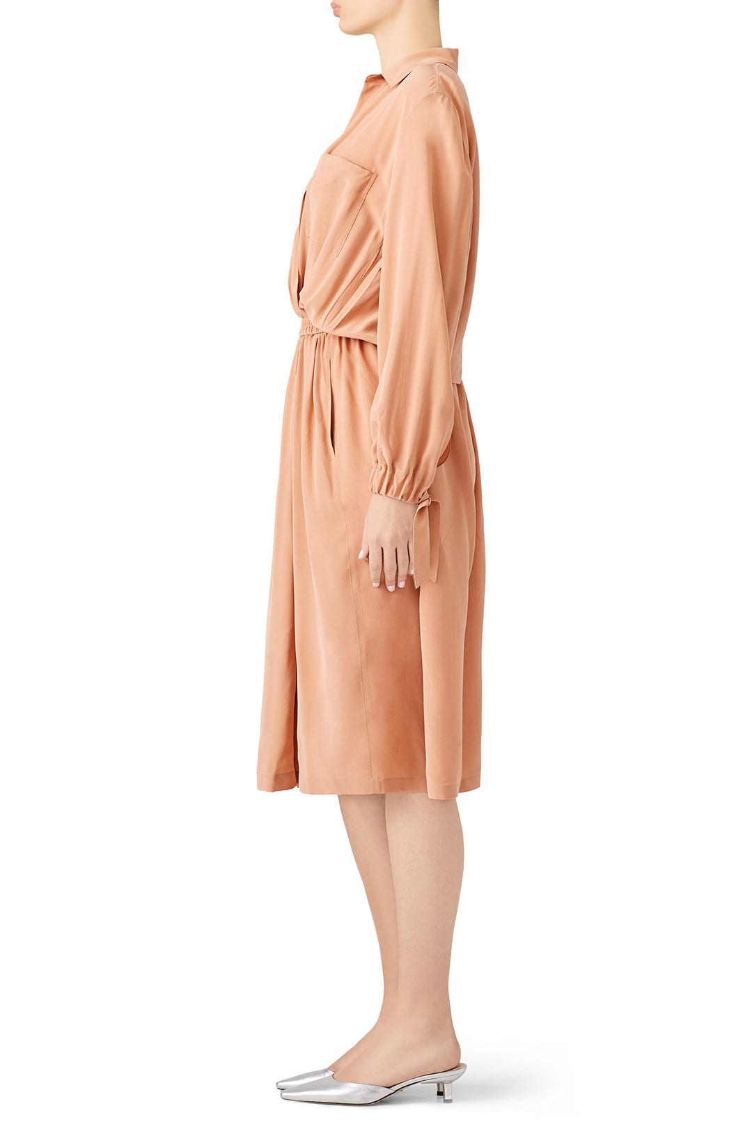 Rust Pink Shirtdress by VINCE. 2