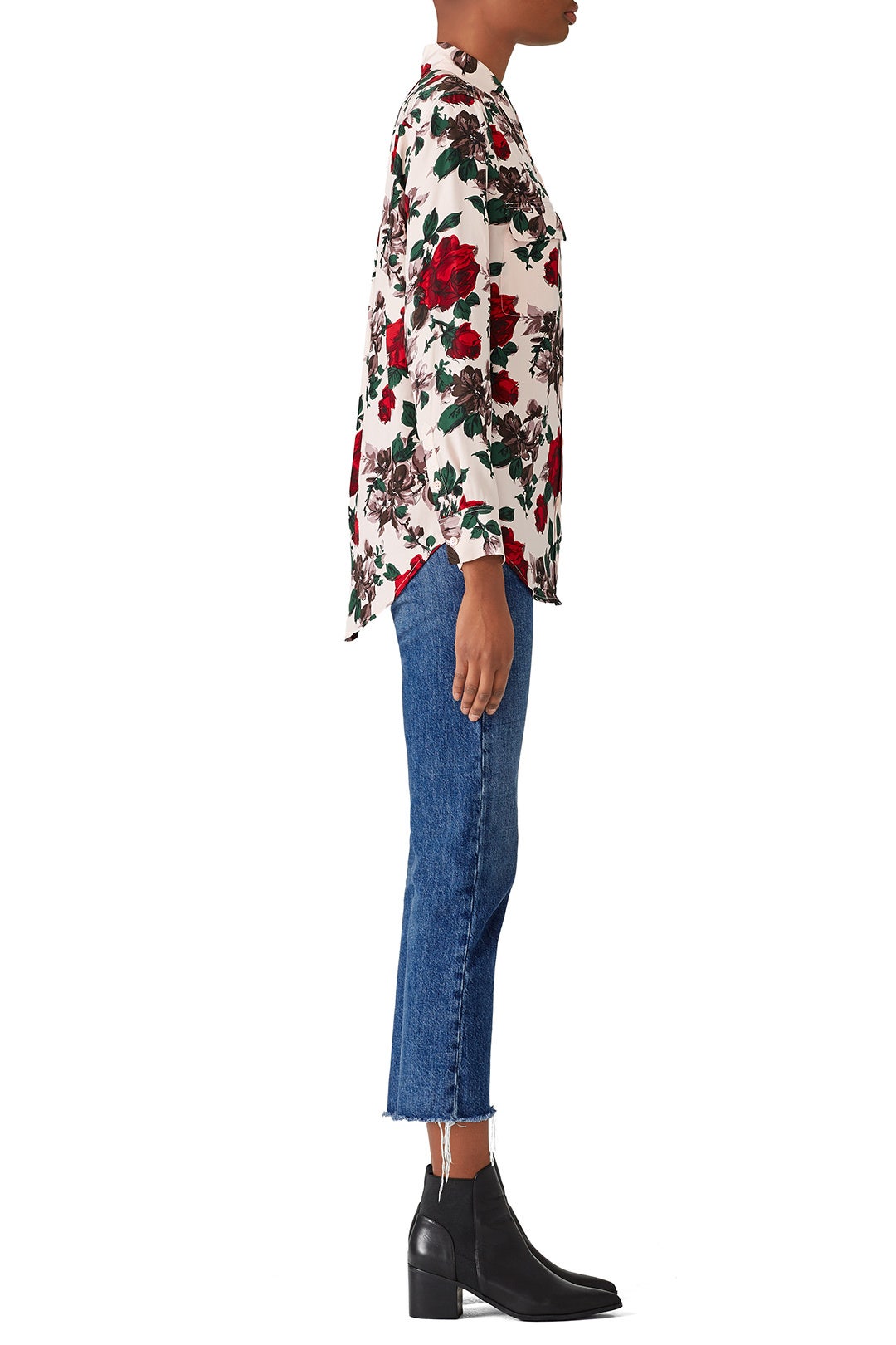 Signature Floral Top by Equipment 1