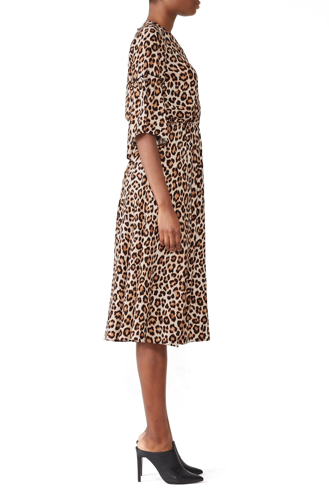 Leopard Mathieu Dress by Just Female 2