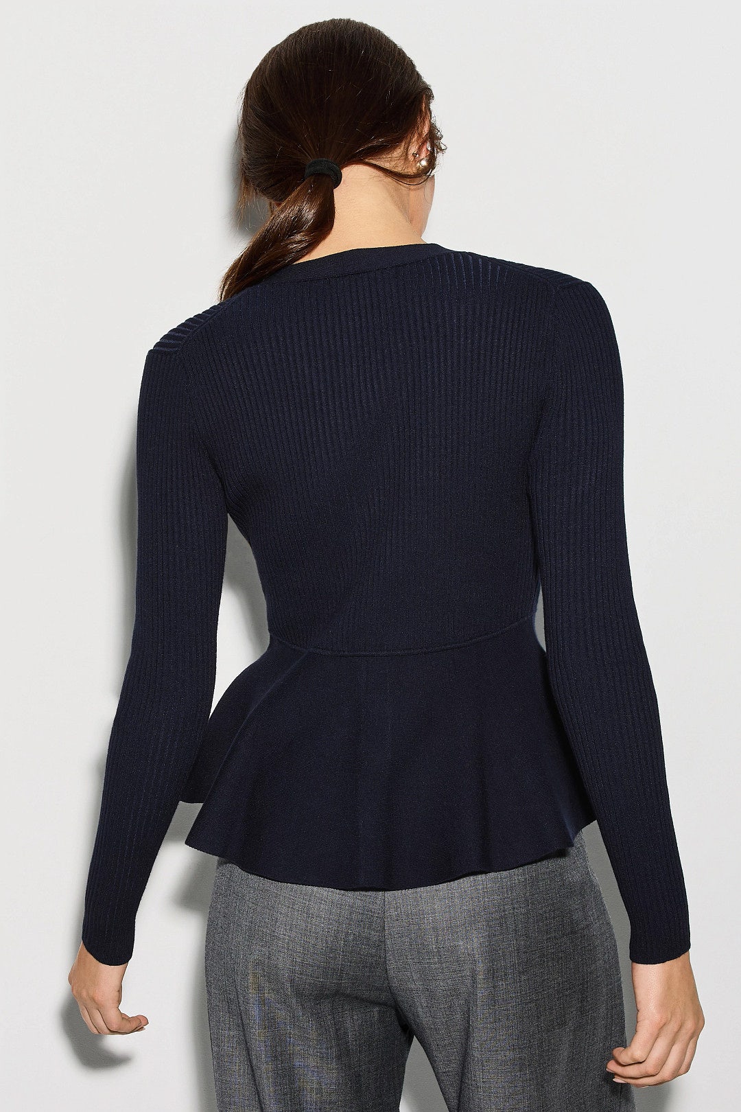 V-Neck Peplum Cardigan by Jason Wu x RTR 2