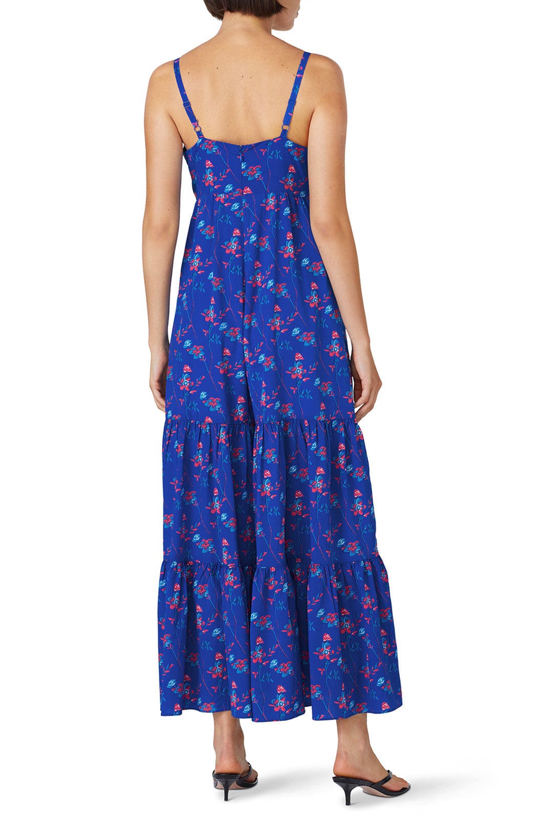 Blue Floral Wide Leg Jumpsuit by Thakoon x RTR 2