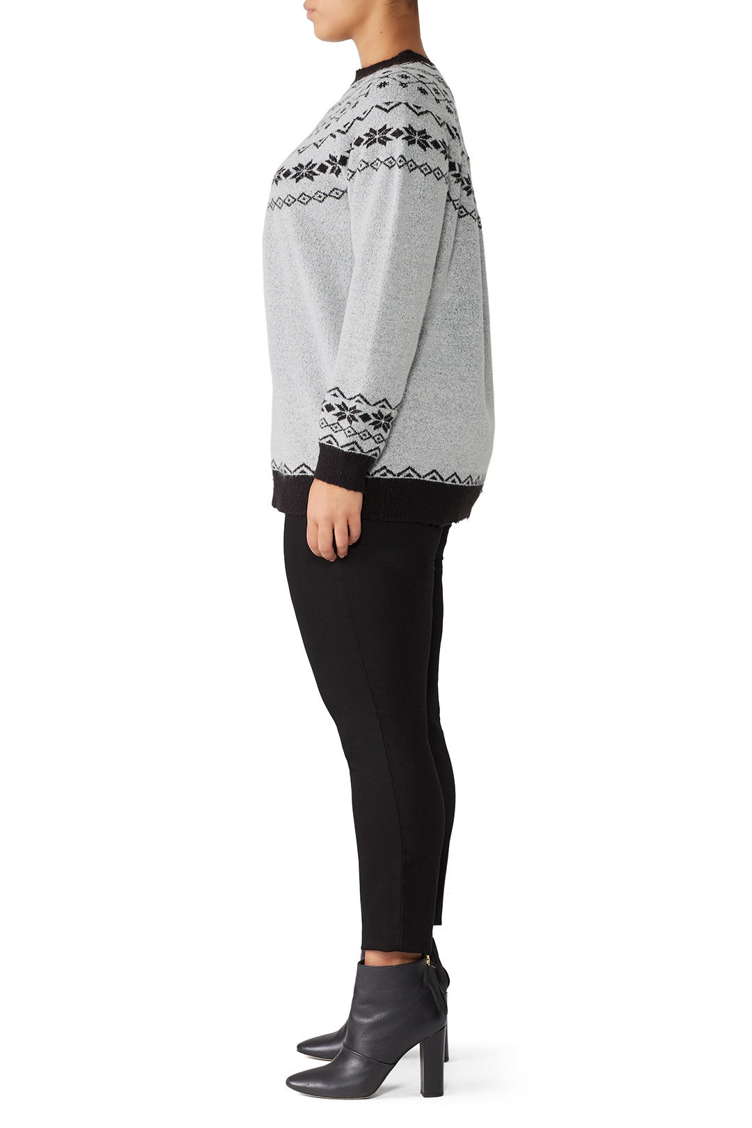 Sannie Patterned Pullover by JUNAROSE 1