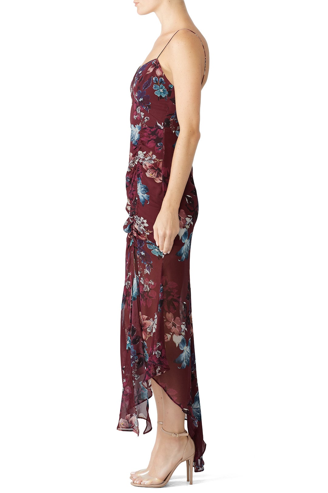 Burgundy Floral Dress by Nicholas 2