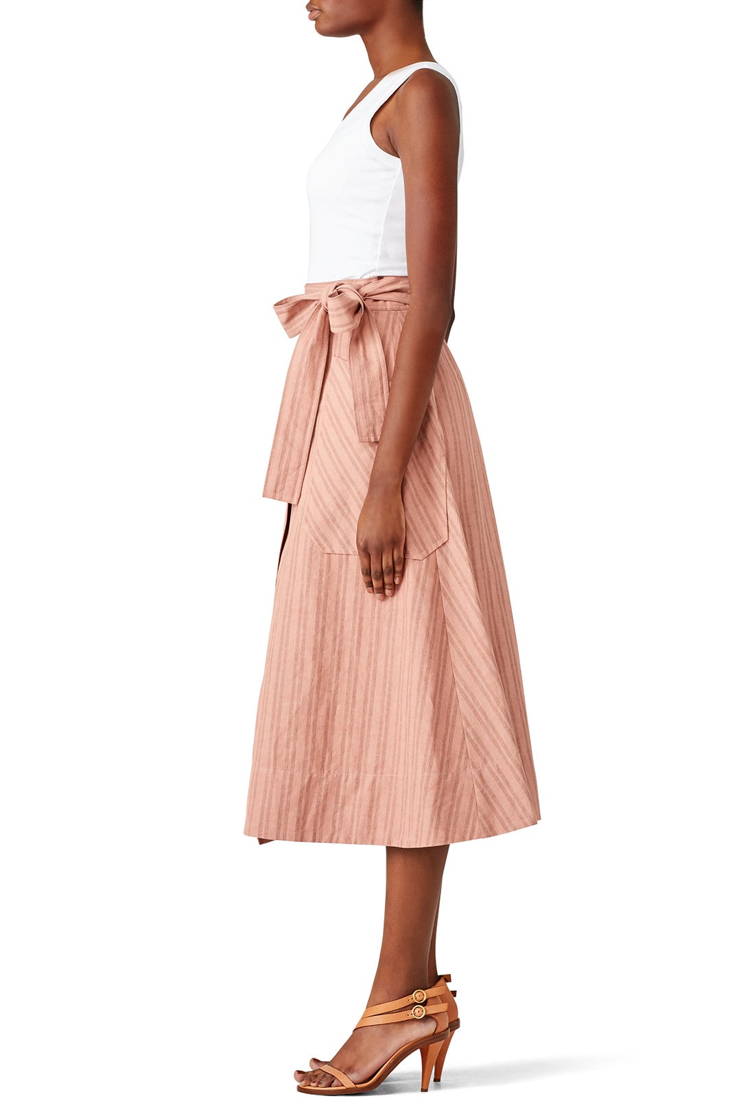 Stripe Wrap Skirt by Rebecca Taylor NYC 2