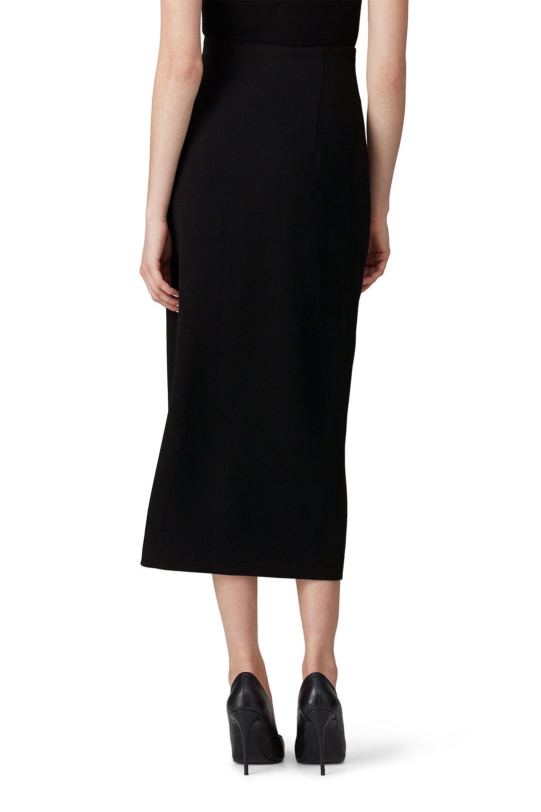 Black Zip Skirt by Theory 2