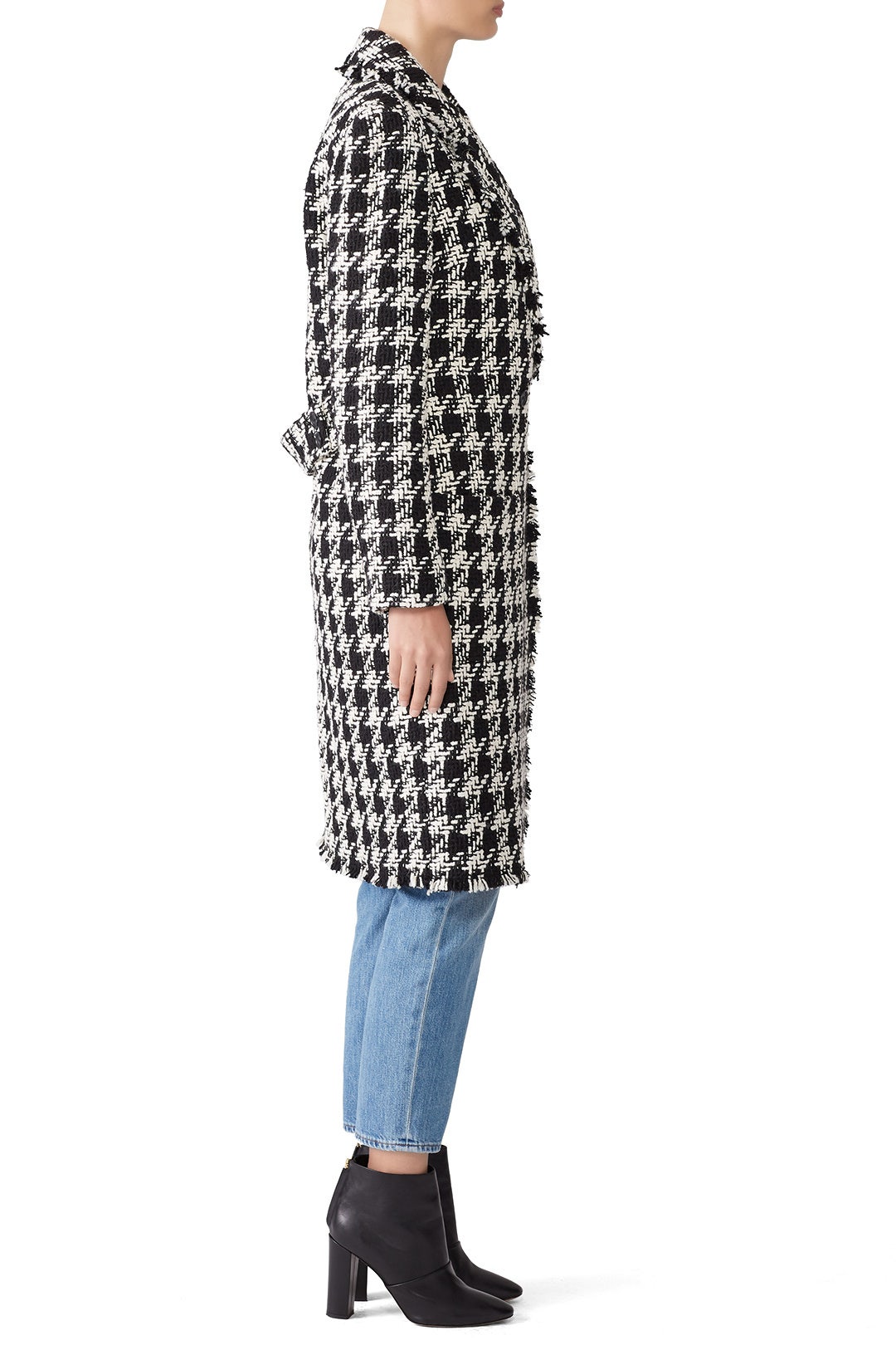 Aubrielle Houndstooth Coat by Joie 2