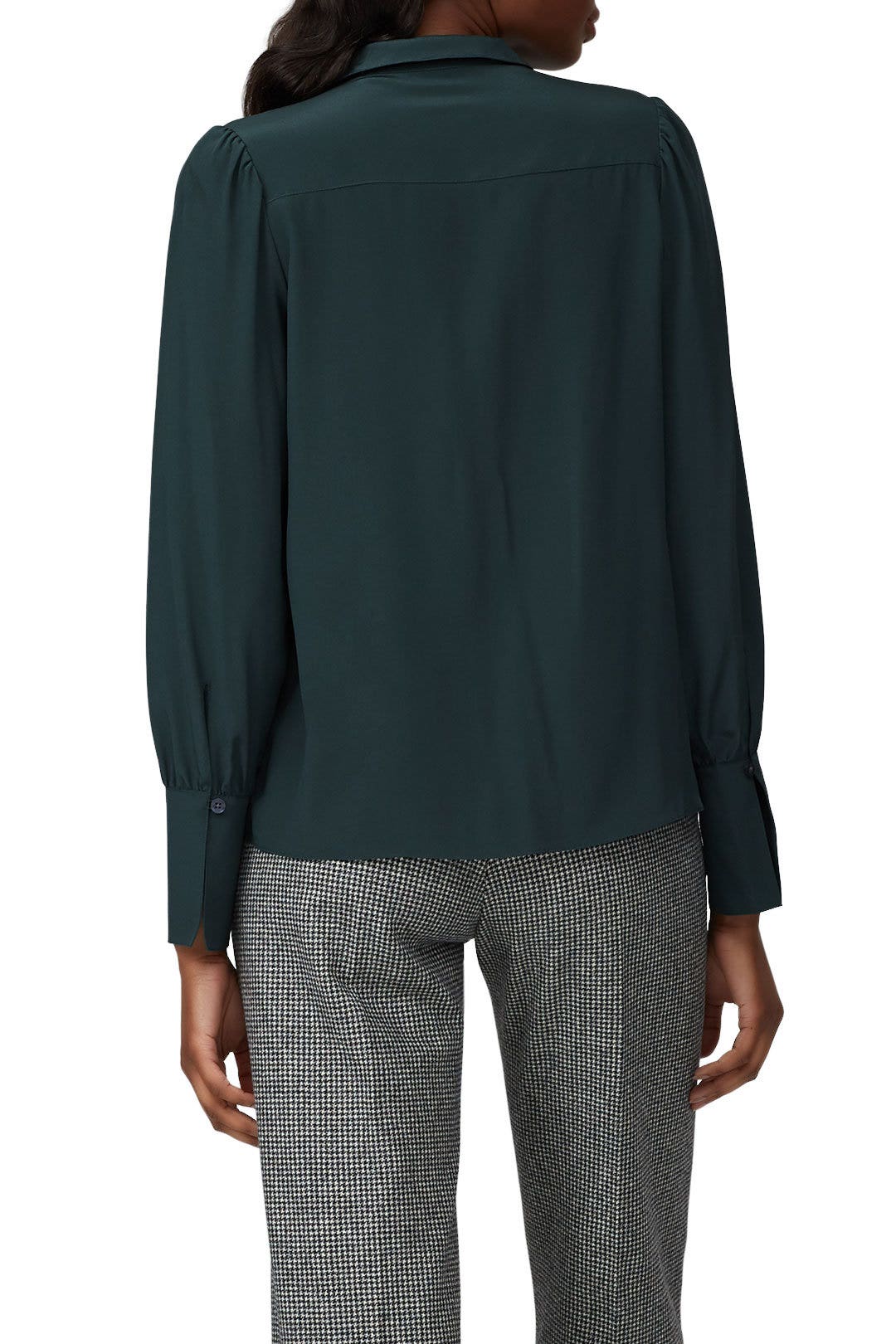 Silk Point Collar Blouse by kate spade new york 1