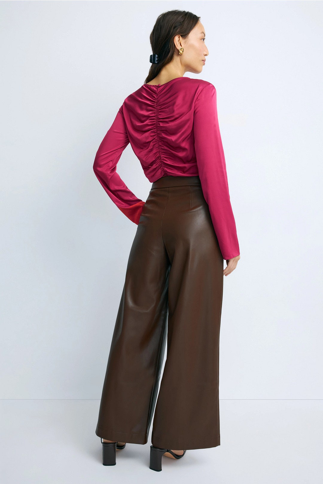 Faux Leather Trousers by Peter Som x RTR 2