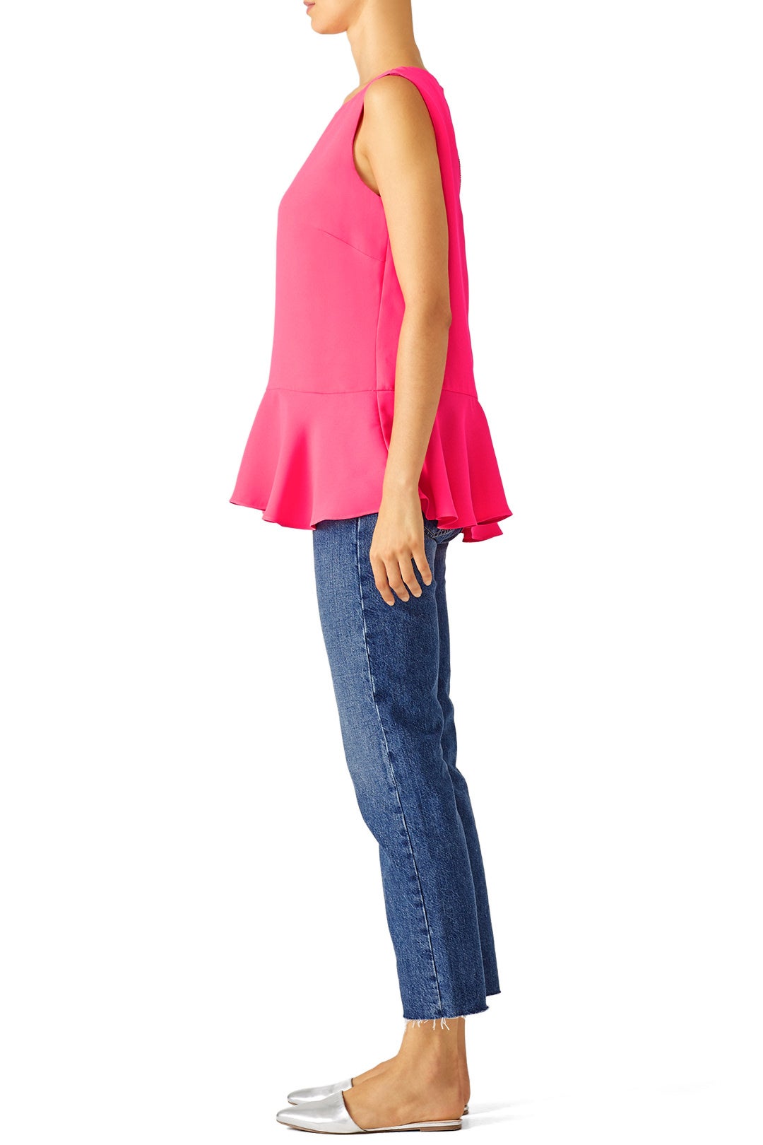 Ruffled Hot Pink Top by Sail to Sable 2