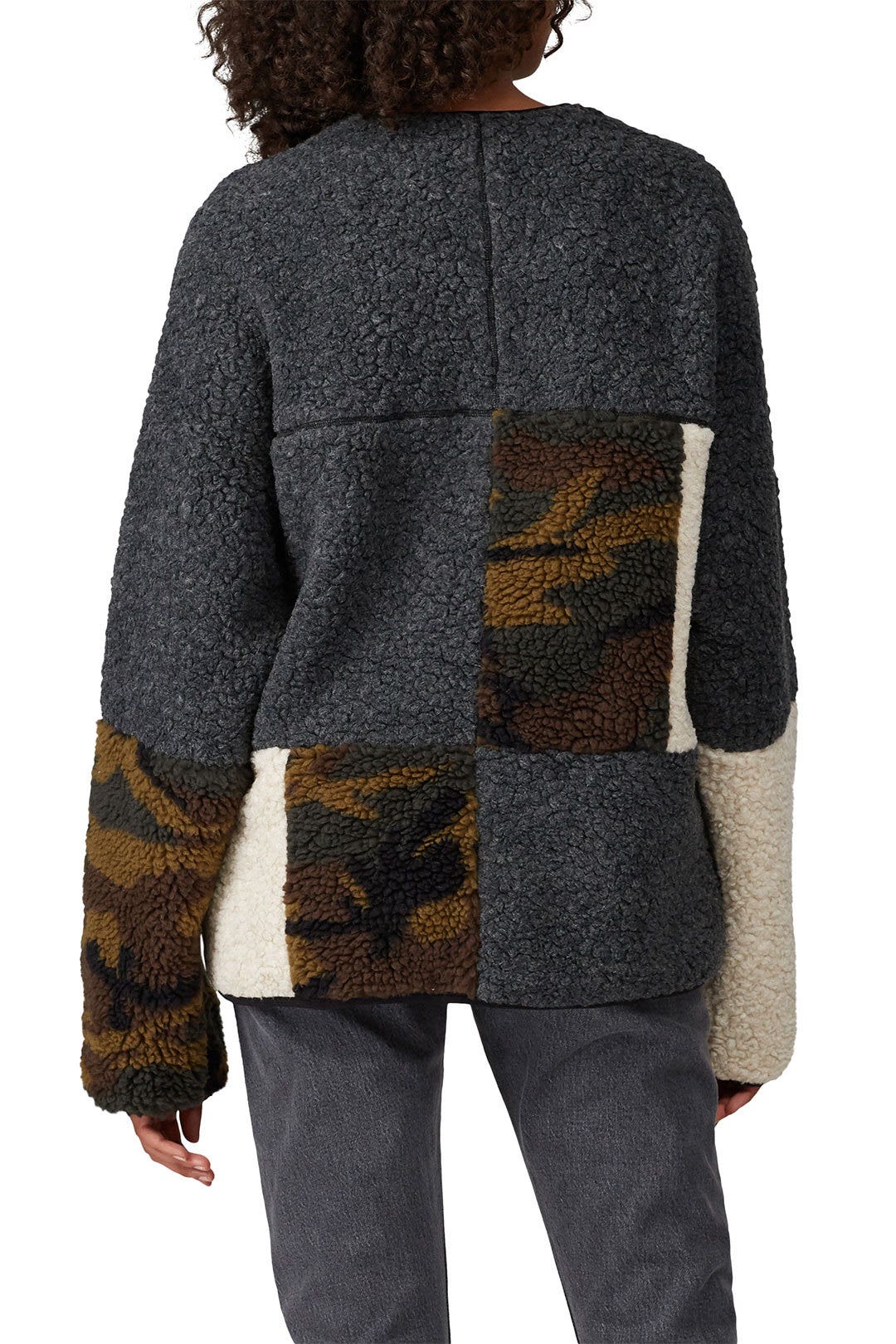 Womp Fleece Jacket by Sandy Liang 2