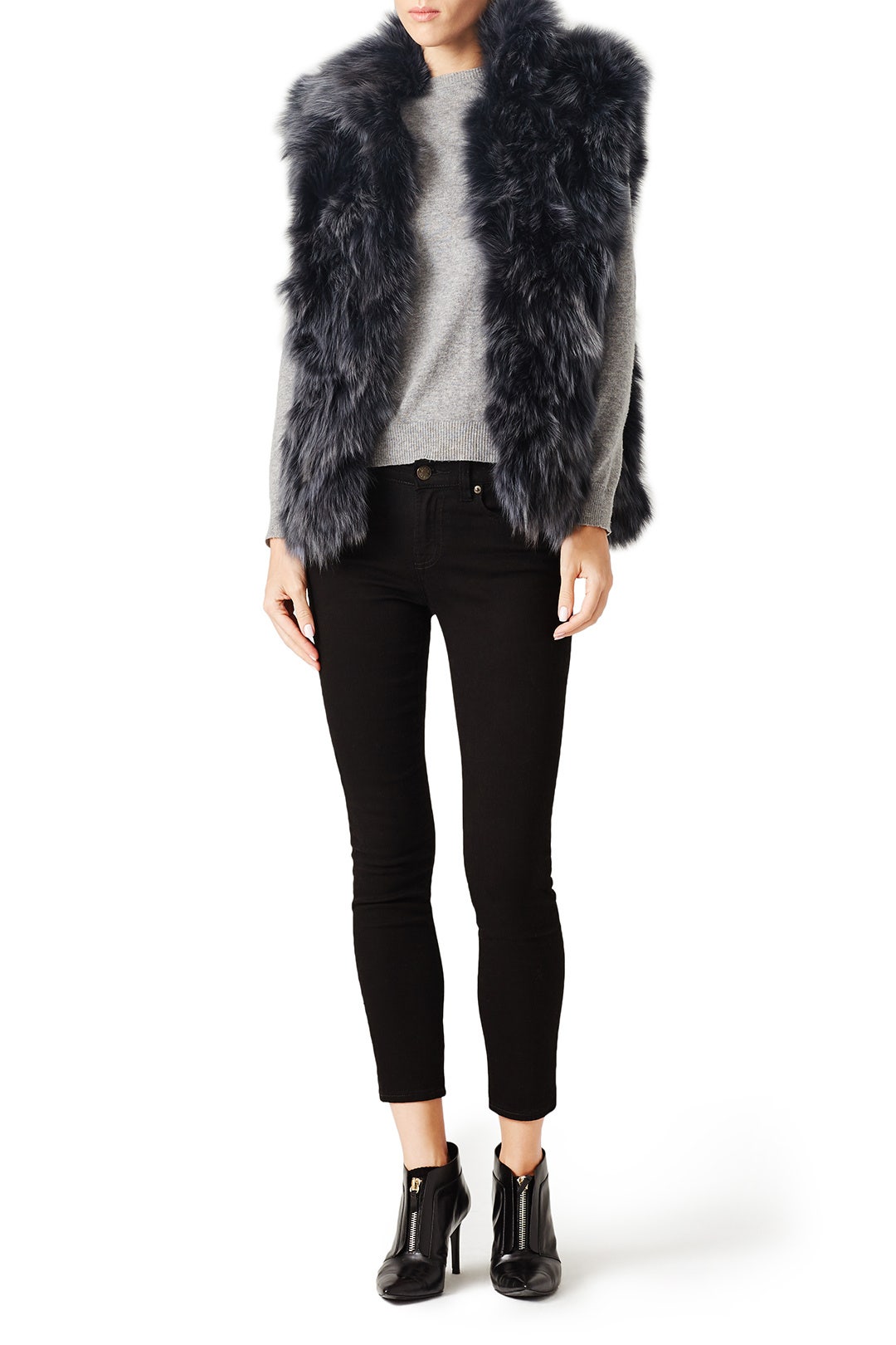Indigo Arlen Vest by Adrienne Landau 0