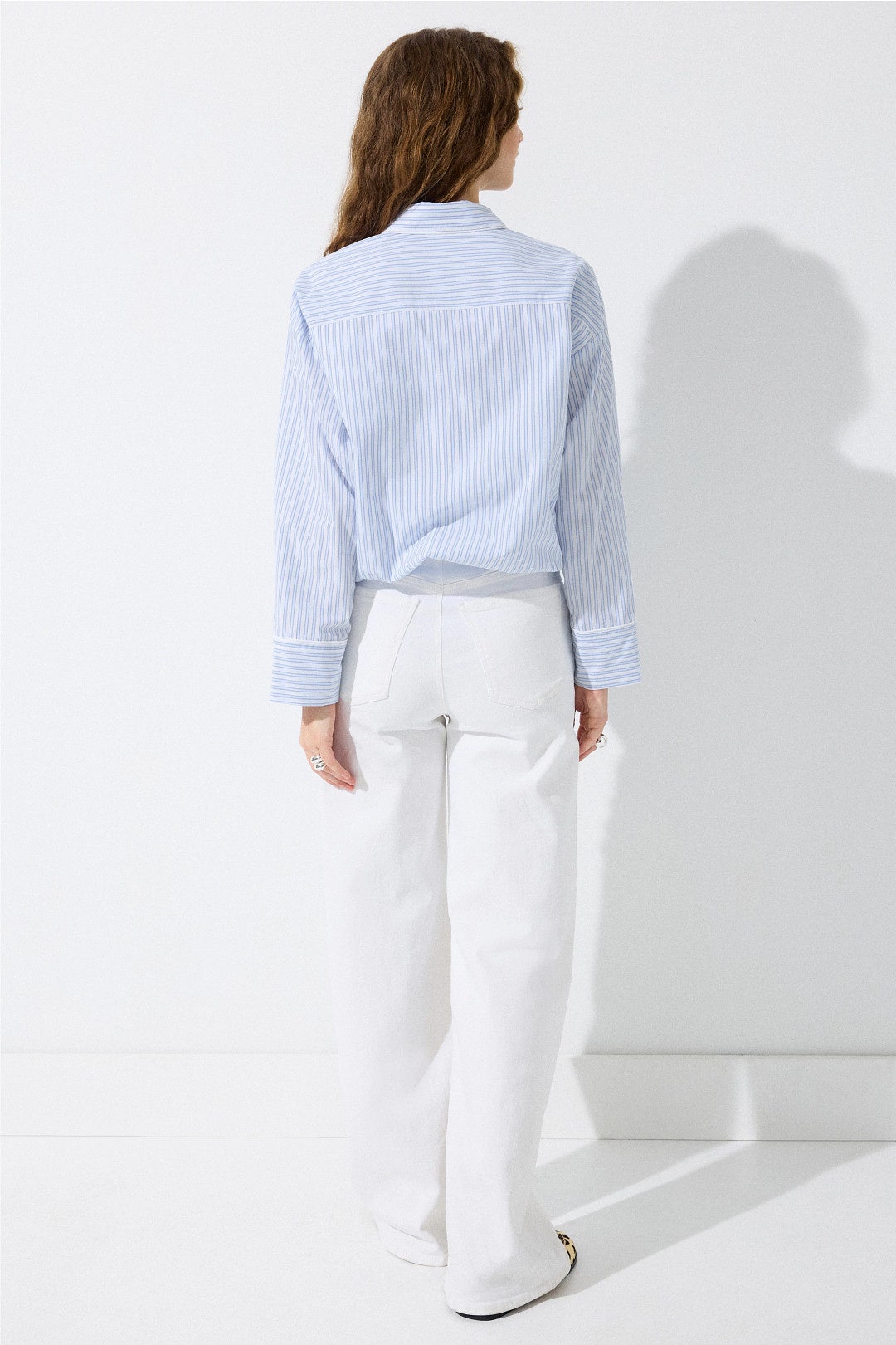 Striped Collared Shirt by Sandro 1